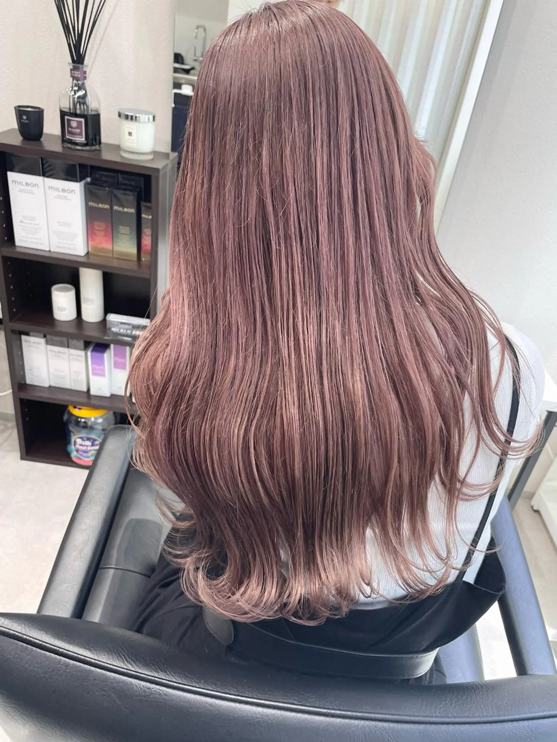 ロング カラー カット ヘアカラー 髪質改善will hairdesignのヘアスタイル