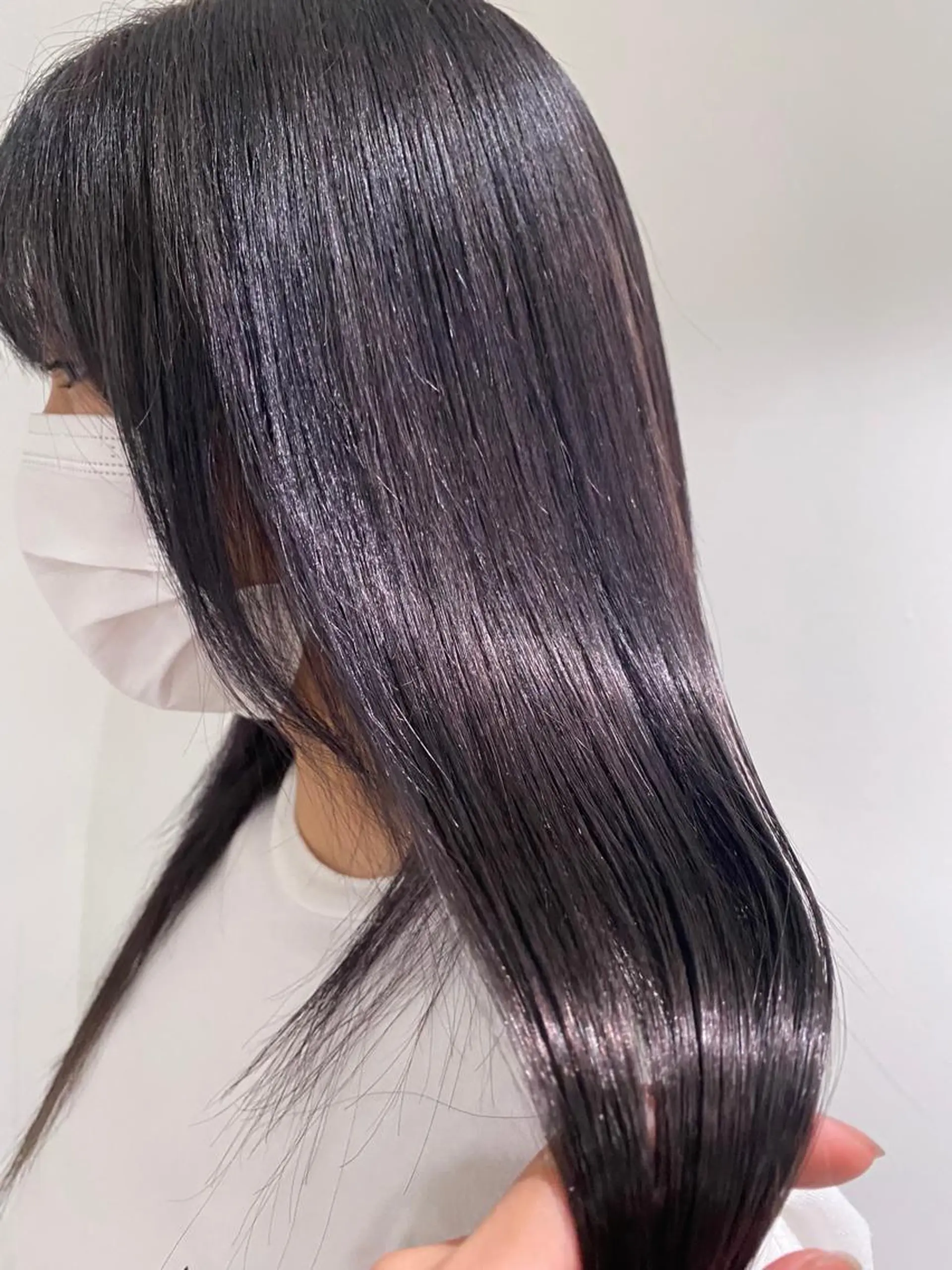 セミロング カラー ブリーチ とびまつ /ショート/脱白髪染のヘアスタイル