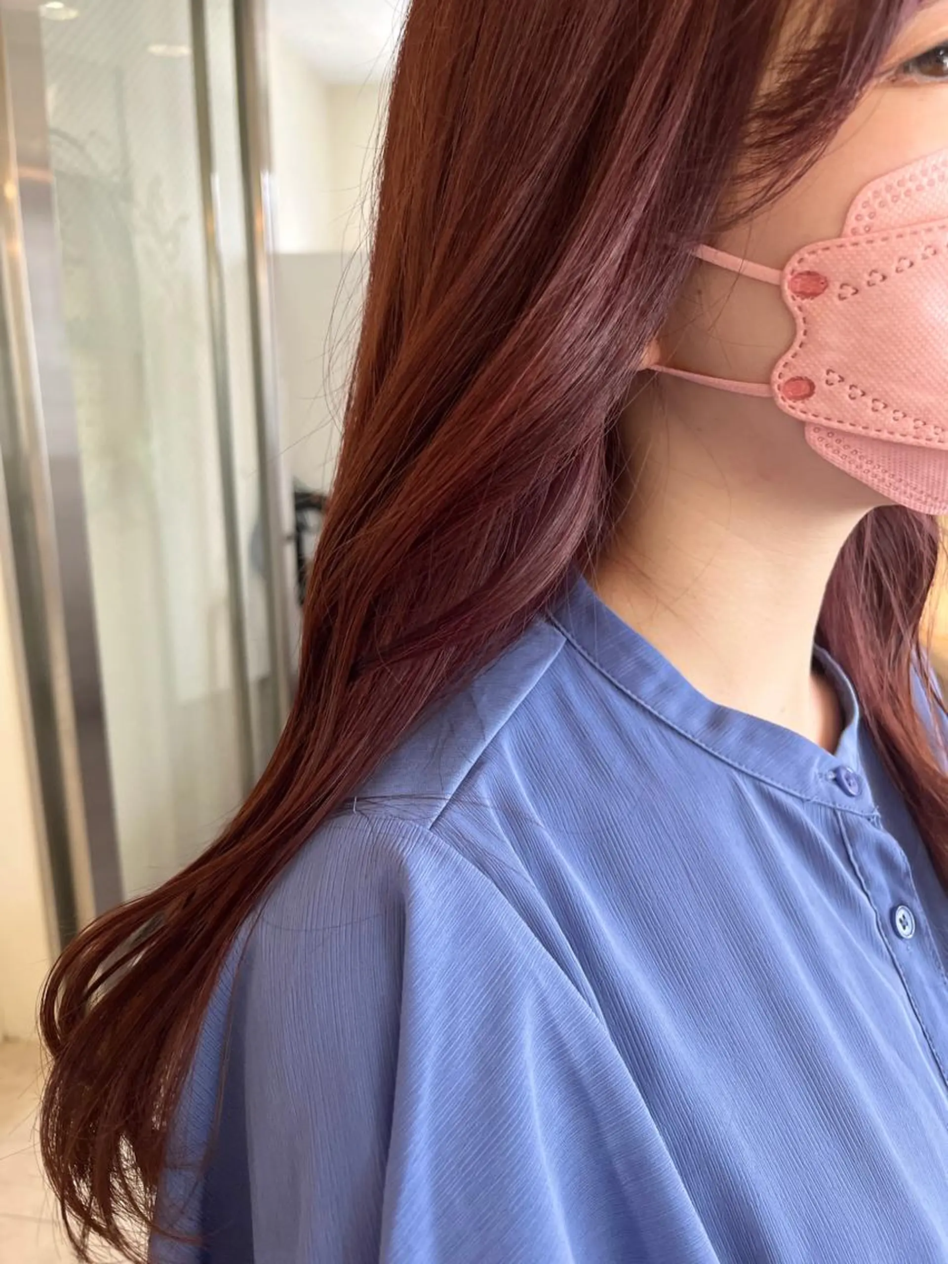 ロング カラー ヘアカラー トリートメント Yurika🕯️ 透明感カラー/ボブのヘアスタイル