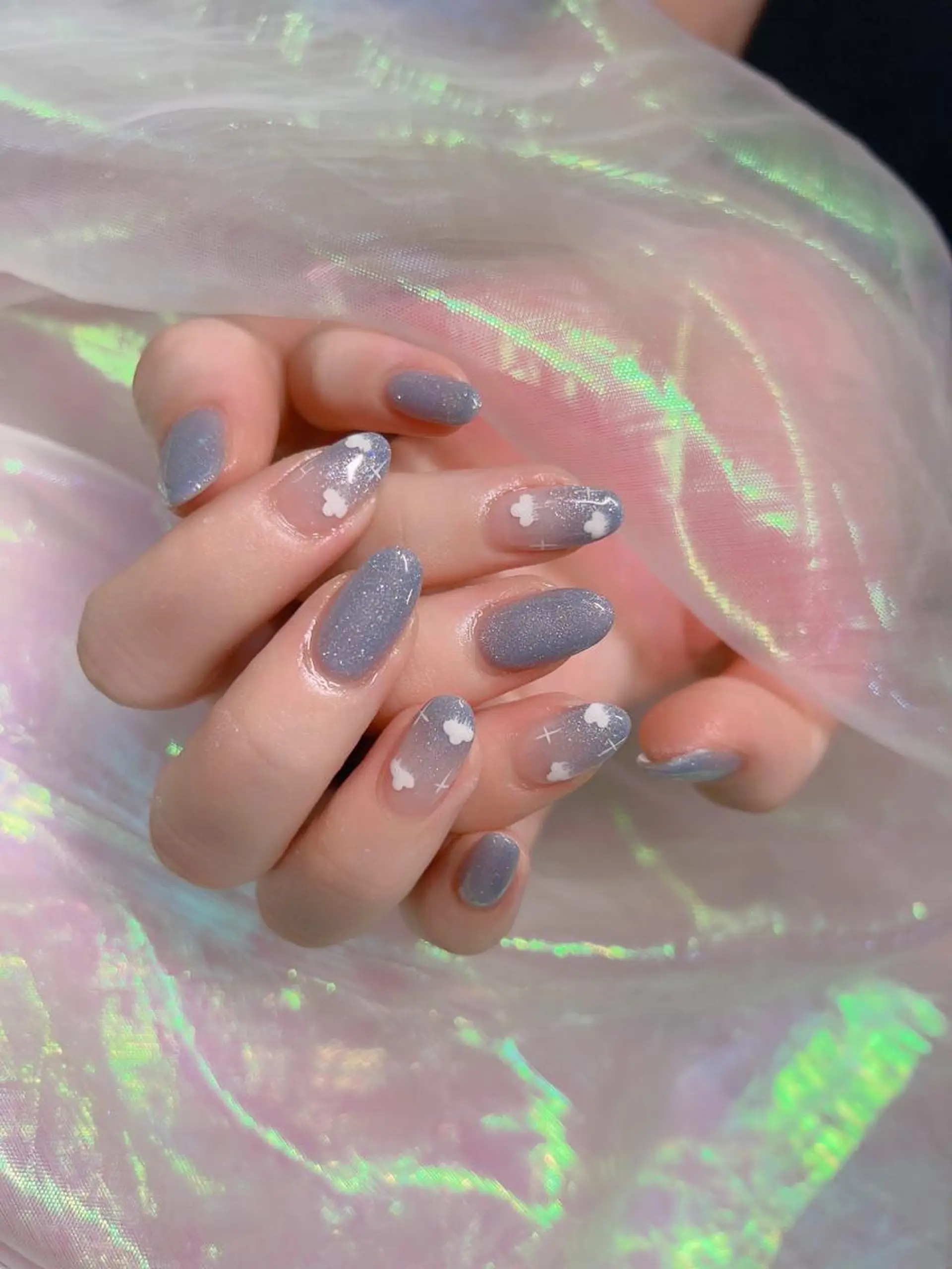 ネイル チークネイル マグネットネイル 持ち込み ニュアンスネイル シンプルネイル インフィニティ ネイルサロンのネイルデザイン