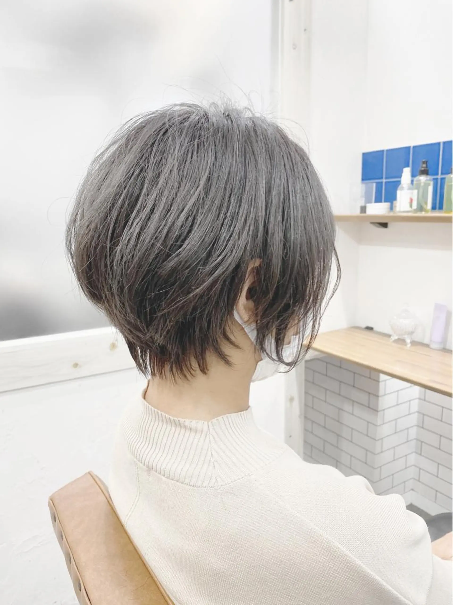 ショート カラー ヘアアレンジ Agu hair aimer所属・古林 紘のヘアスタイル