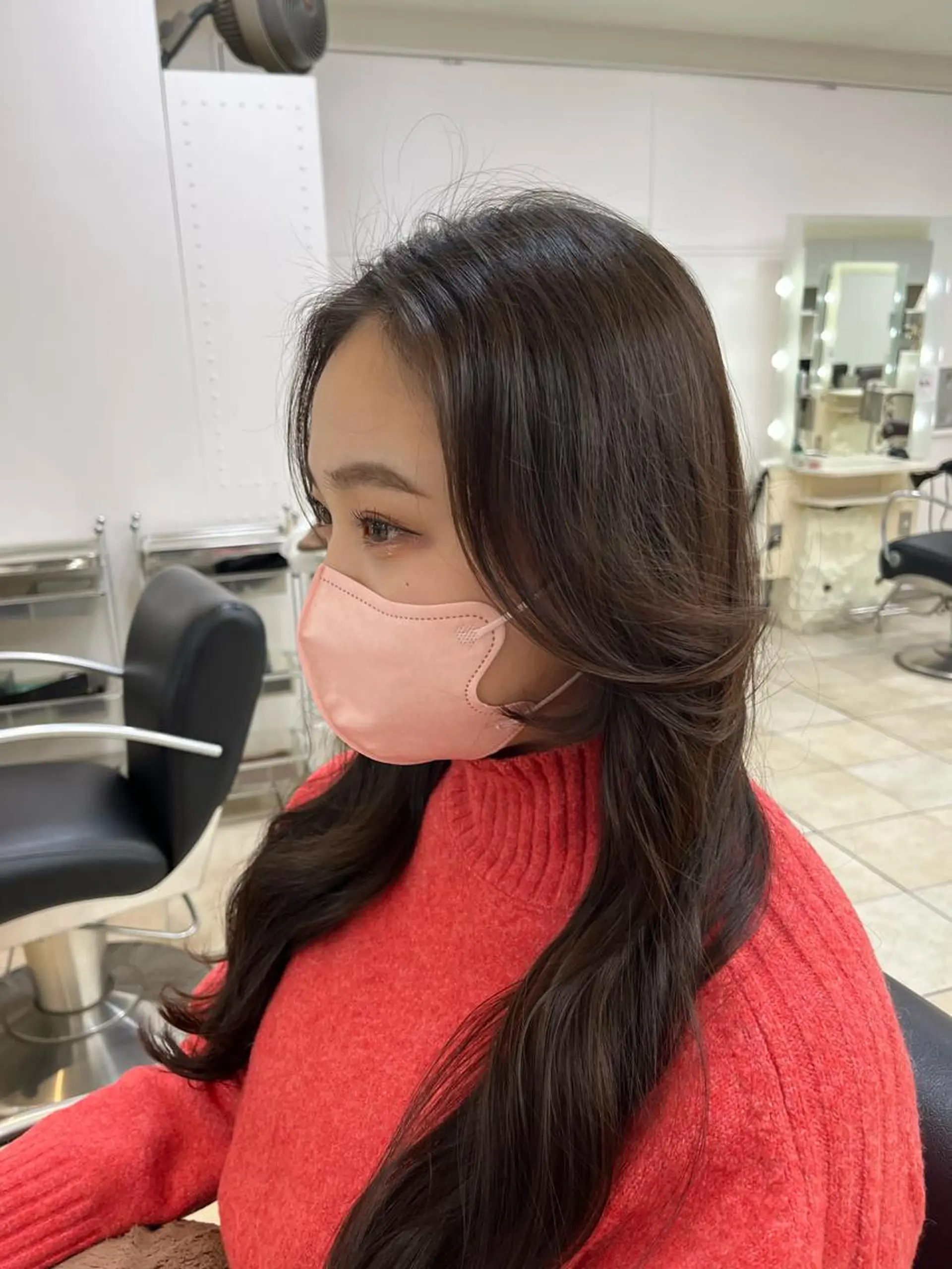 ロング 韓国風ヘア 韓国レイヤー×モテ髪 /MITSUKI🤍のヘアスタイル