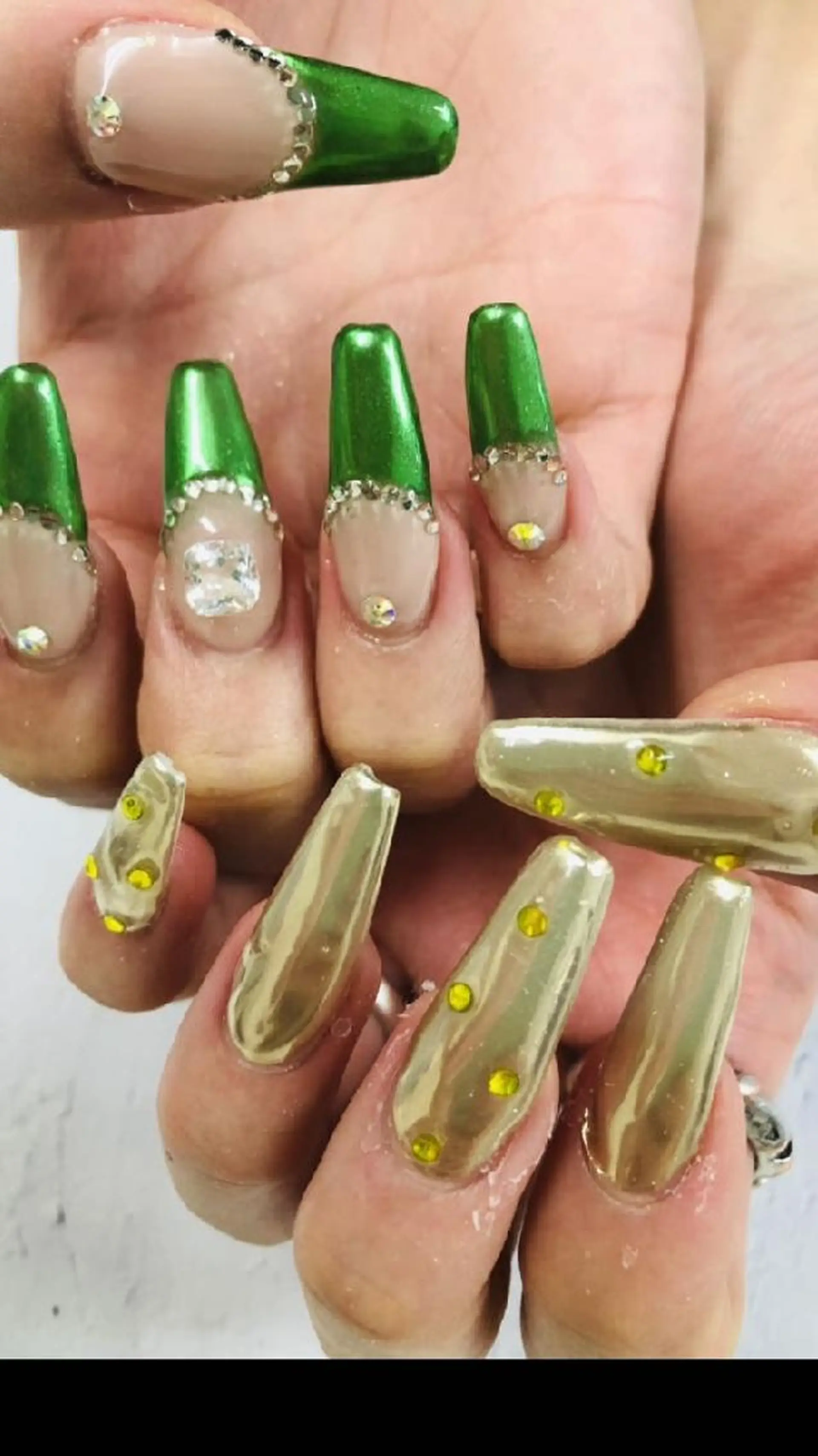 ネイル フレンチネイル ミラーネイル その他(ネイル) ❤minoannai メトロポリタン前店のネイルデザイン