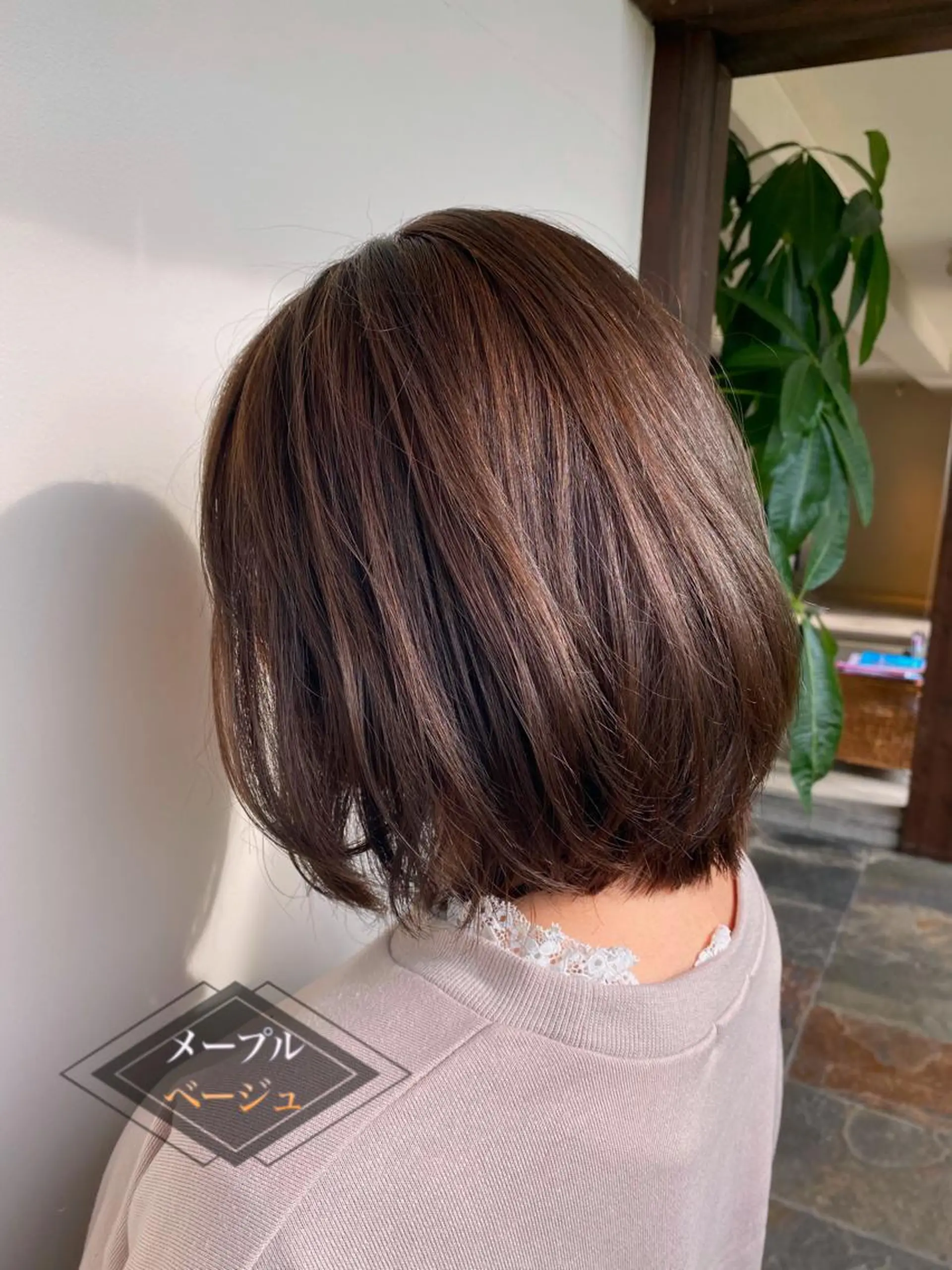 ミディアム ボブ カット ヘアカラー reFREO所属・ダメージレスカラー 髪質改善reFREOのヘアスタイル