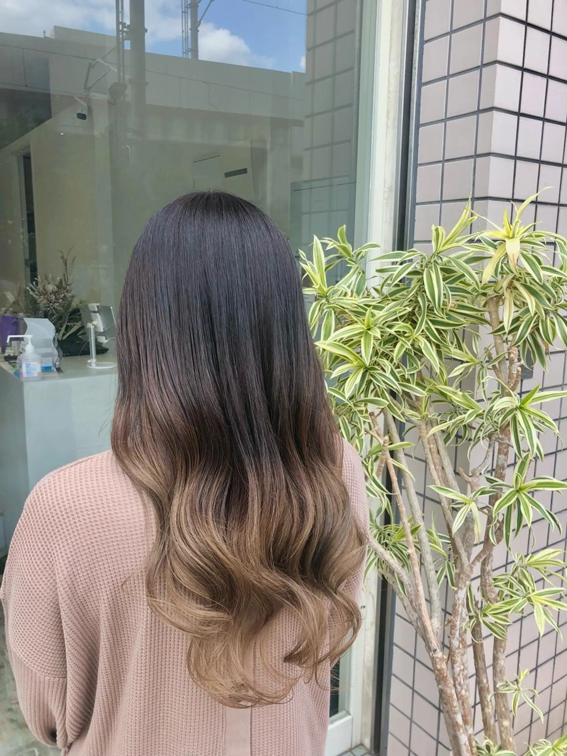 セミロング カラー カット ヘアカラー トリートメント MignonS 仙幸 大輔のヘアスタイル