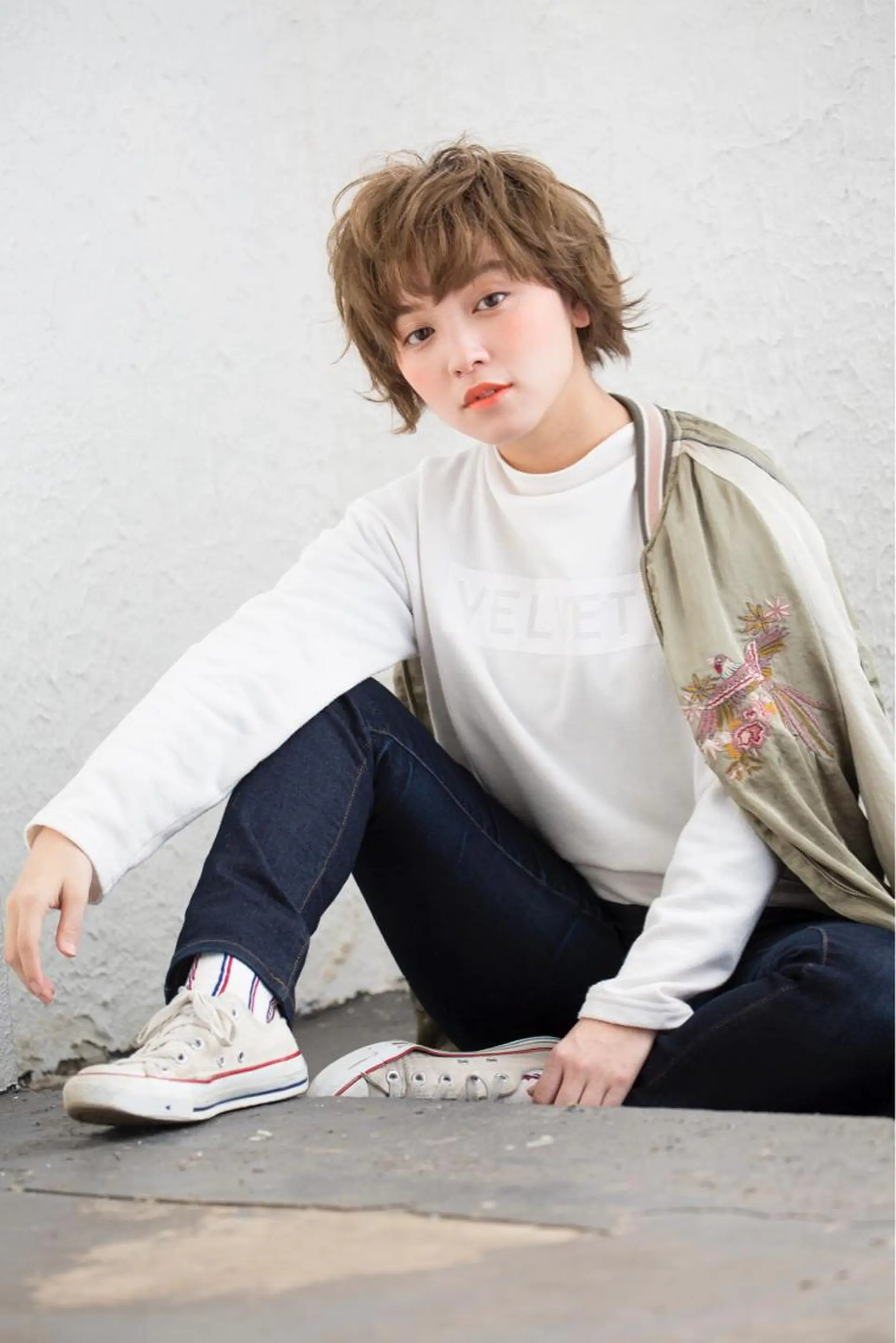 ショート カラー パーマ ショートヘア ACT仙川所属・みうら ミウラのヘアスタイル