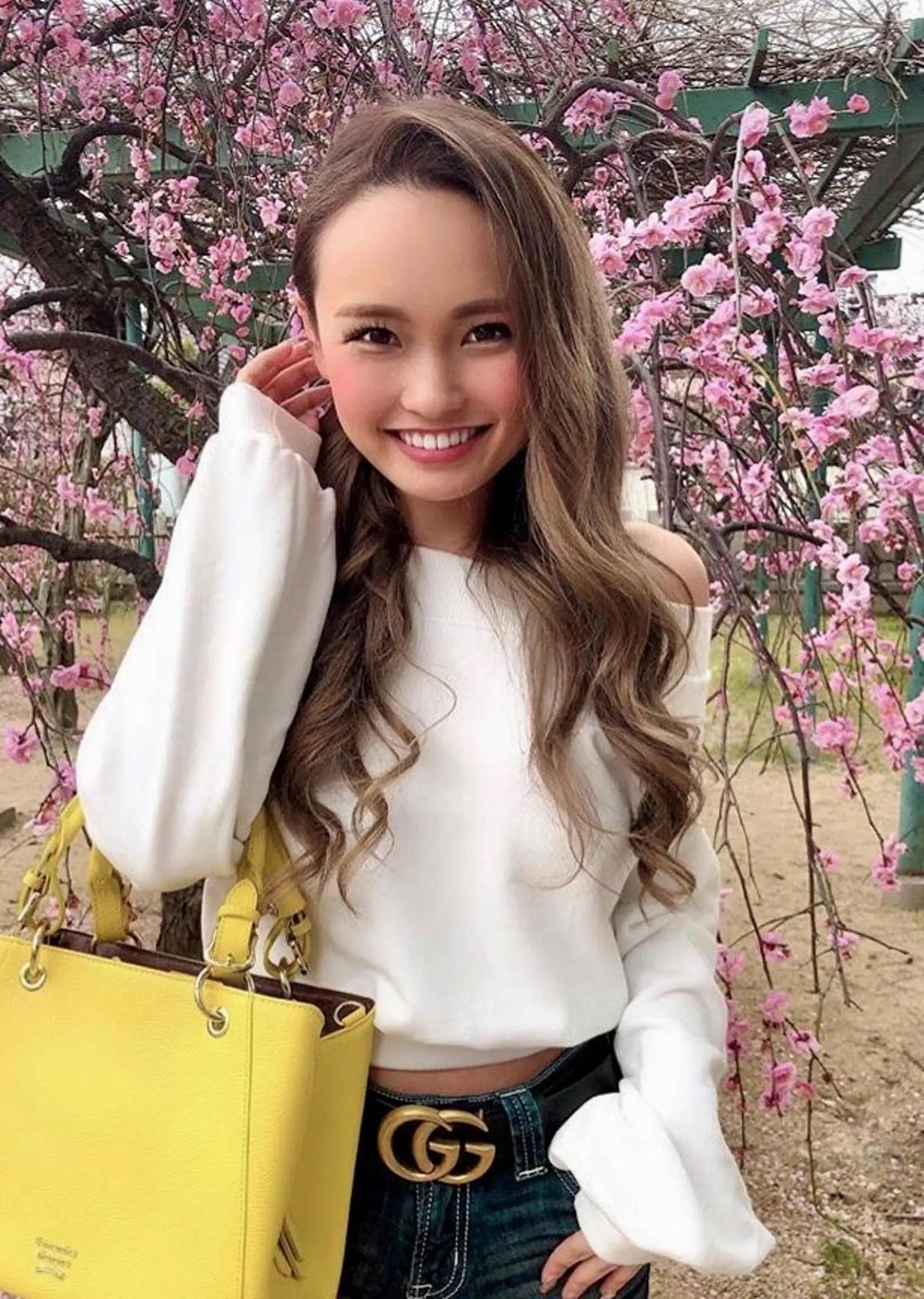 ロング カラー パーマ ヘアアレンジ Device ディバイスのヘアスタイル