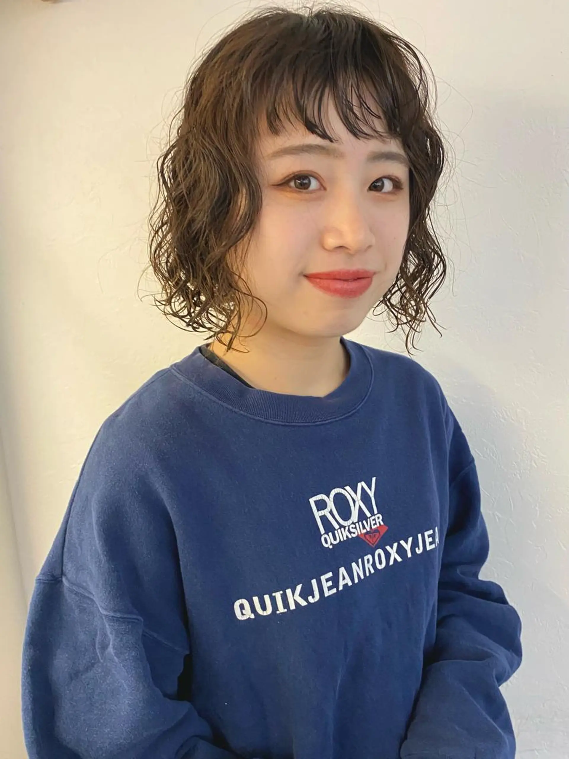 ショート パーマ ボブ 森貴裕/ベージュ/ パーマ/オリーブのヘアスタイル