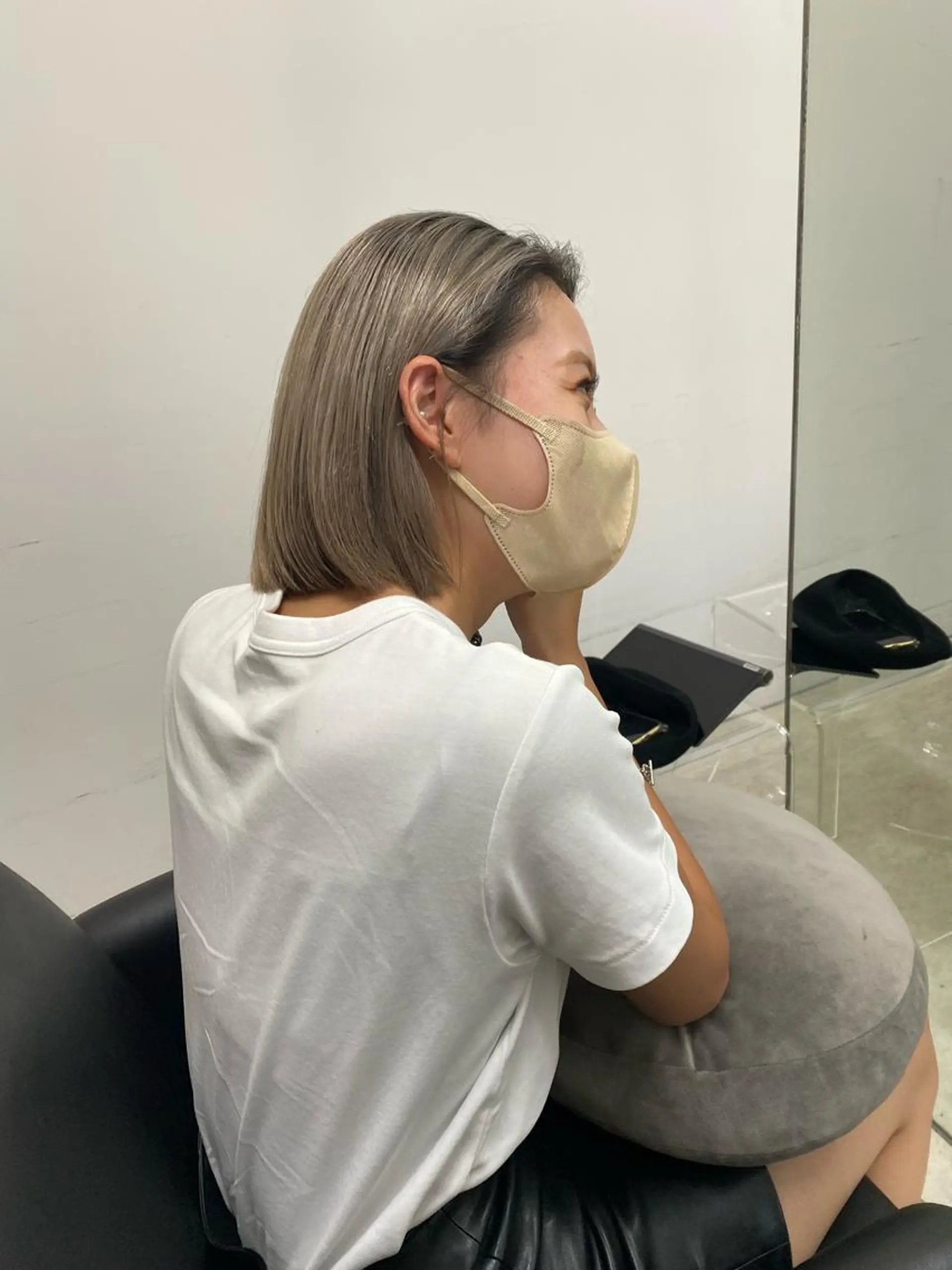 ショート 似合わせカット sunc所属・梅田l大人韓国ヘア レイヤー×艶カラーのヘアスタイル