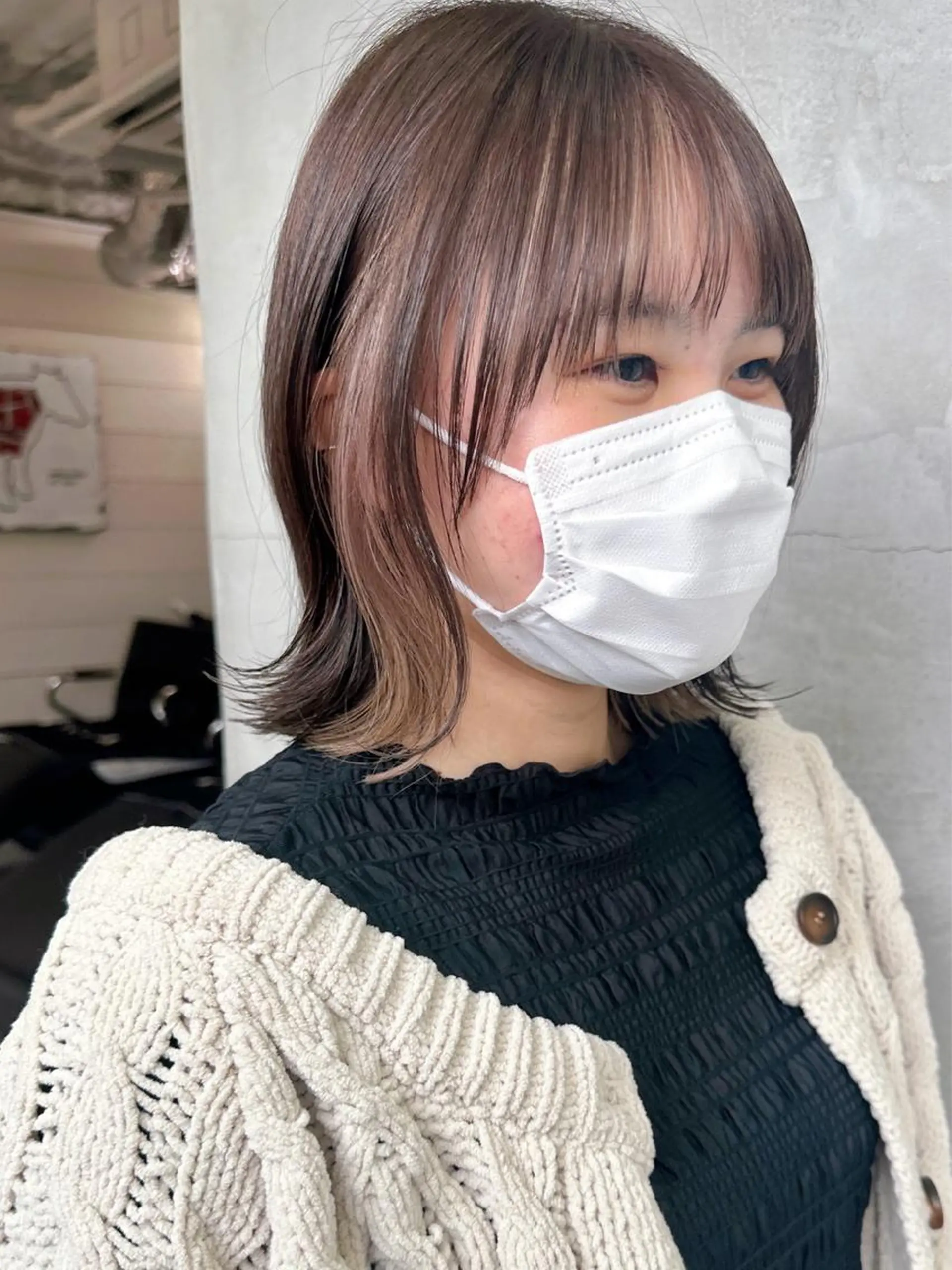 ミディアム カラー ブリーチダブルカラー 【koide】のヘアスタイル