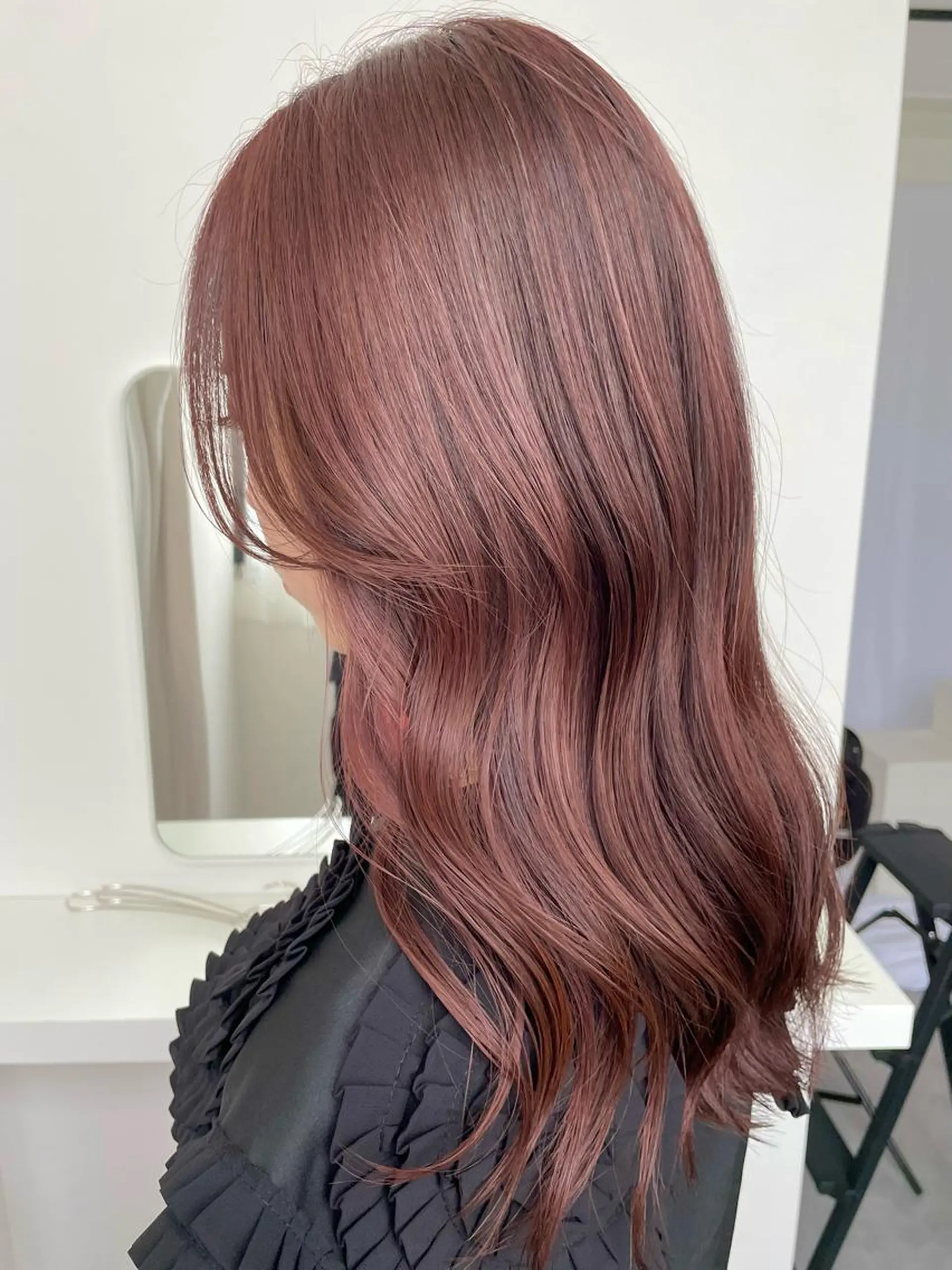 ロング カラー カット ヘアカラー トリートメント 👑髪質改善カラー 中垣斗希のヘアスタイル