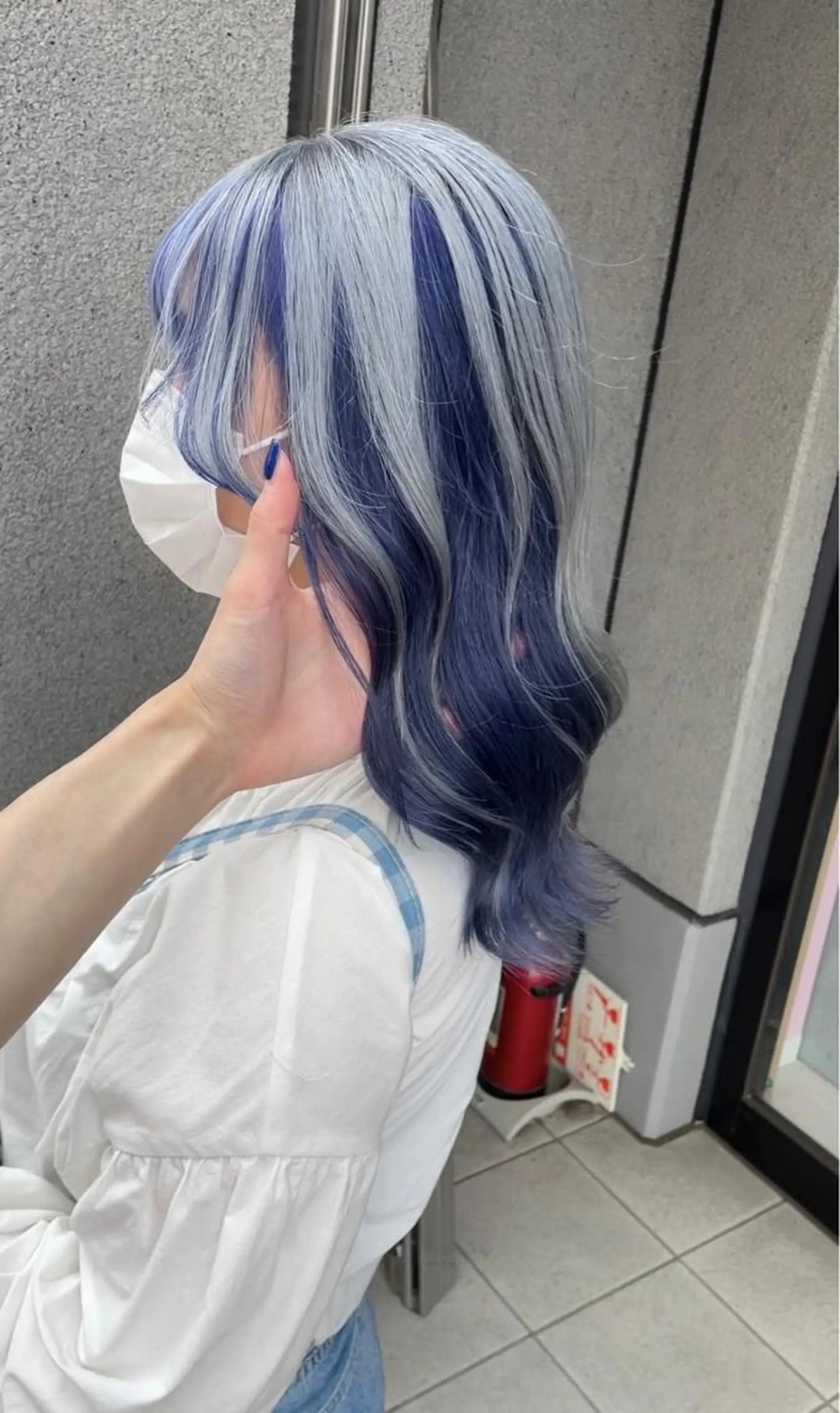 セミロング ❄️💛エクステ ブリーチ❄️yukiのヘアスタイル