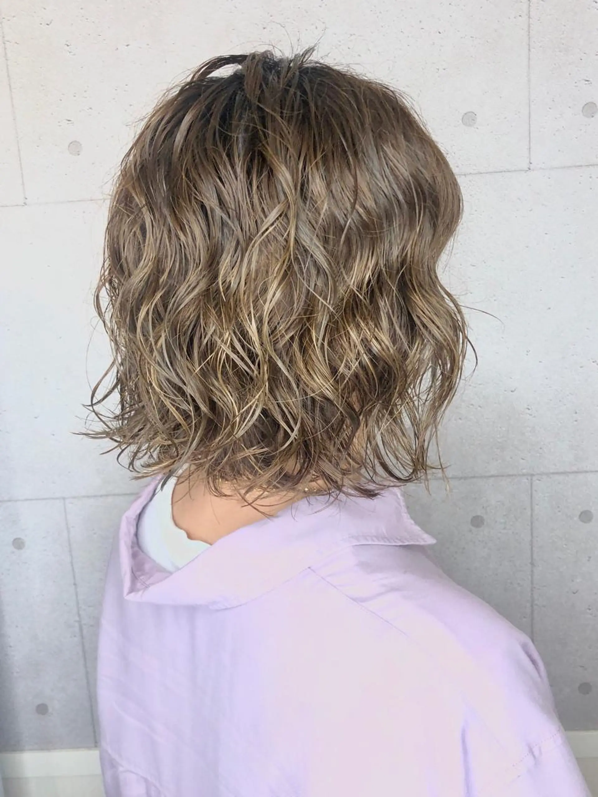ショート パーマ さかい なつみのヘアスタイル