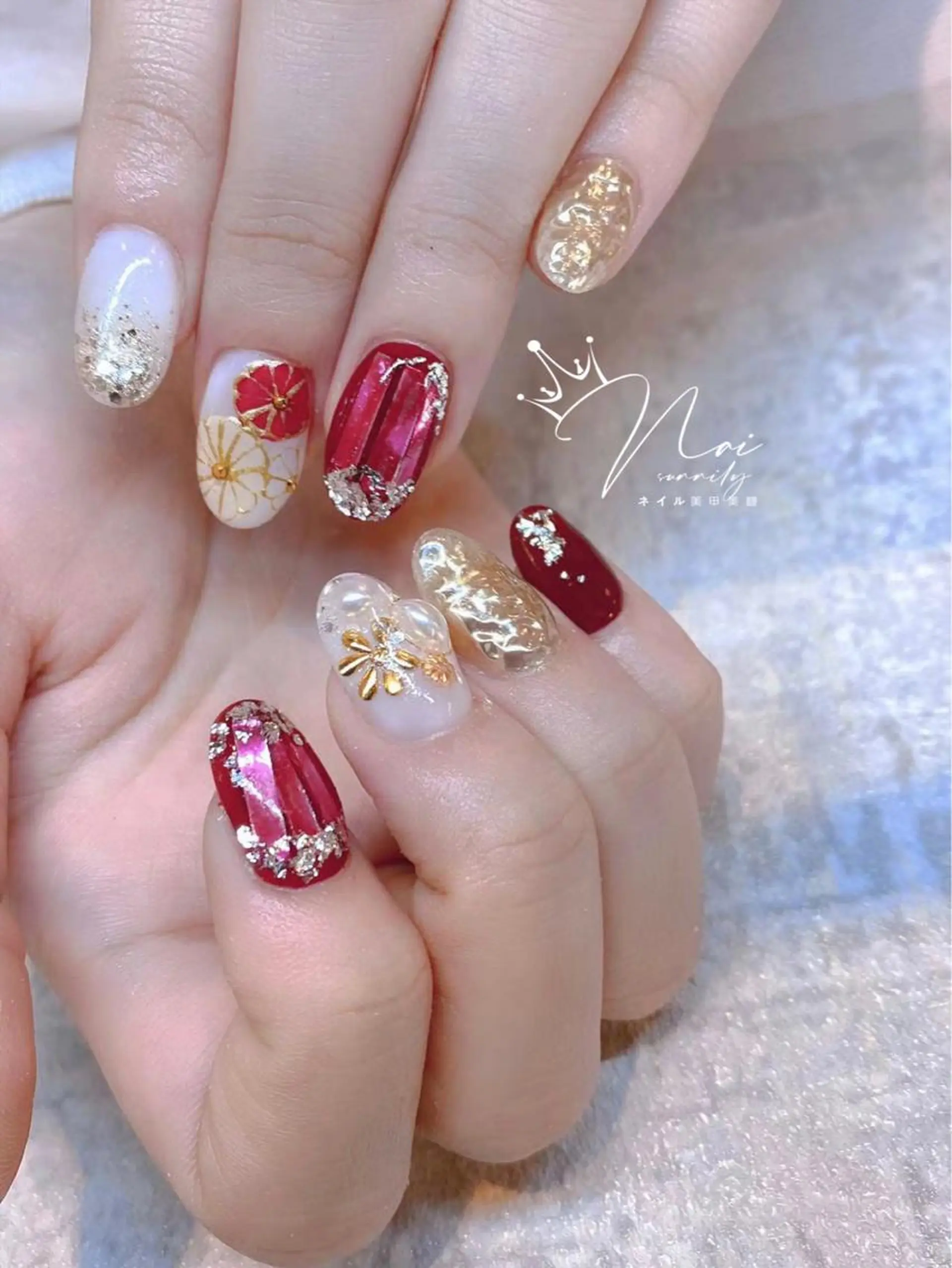 ネイル 長さだし専門店 M2　rikaのネイルデザイン