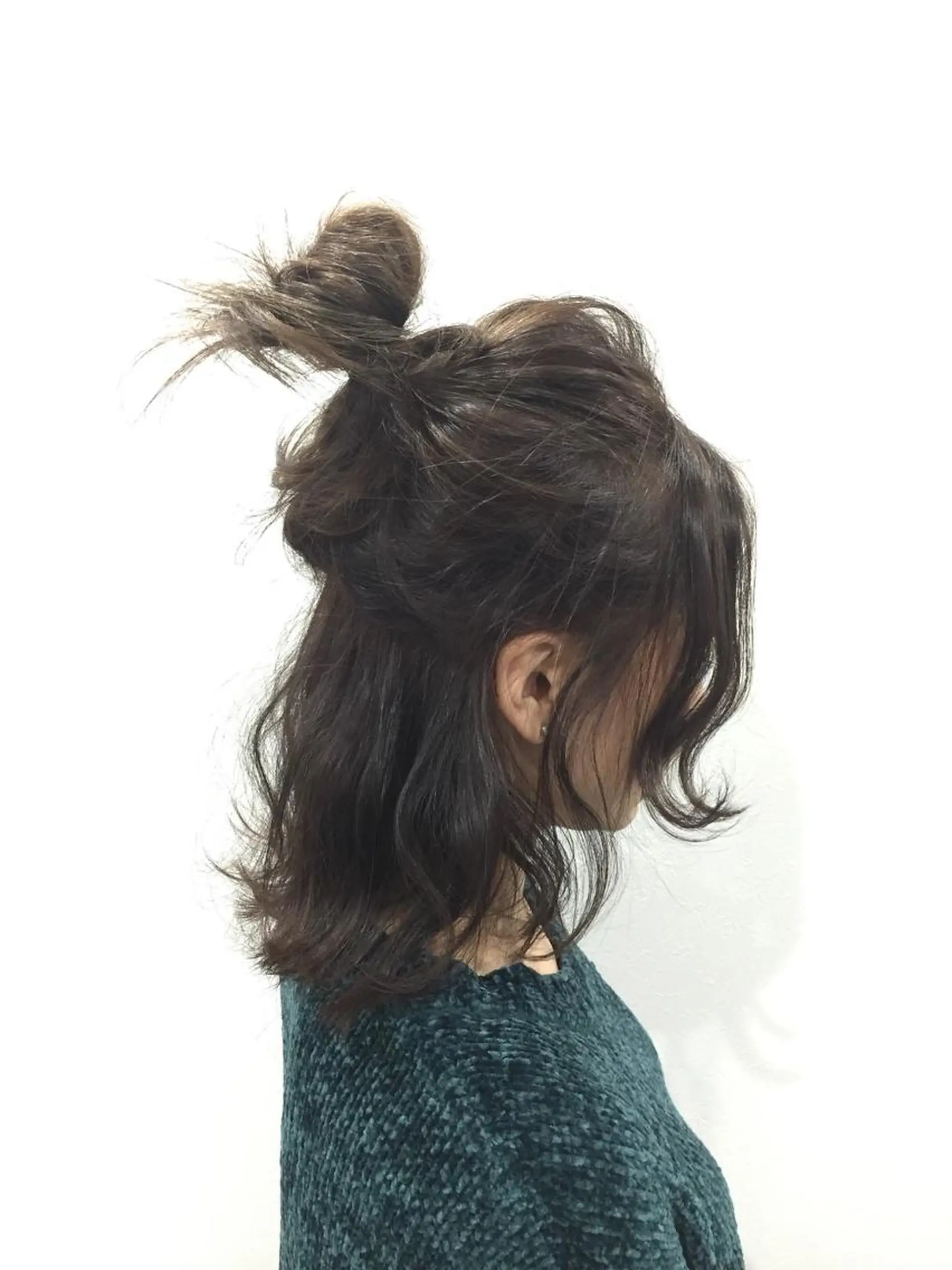 ミディアム カラー パーマ 小顔カット✨ 透明感カラー/村上のヘアスタイル