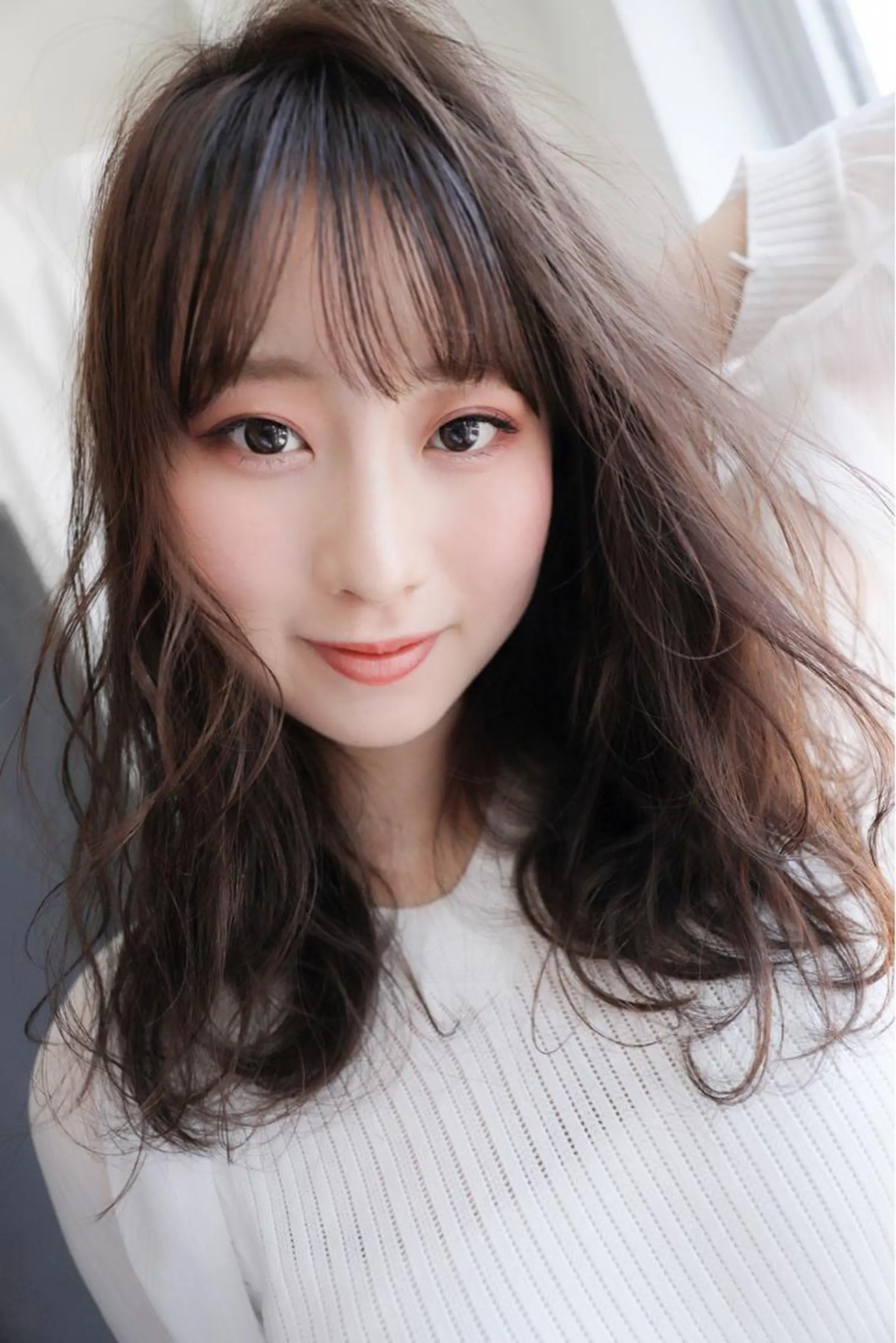 ミディアム 抜毛 薄毛 白髪 頭皮改善 柳沢慶のヘアスタイル