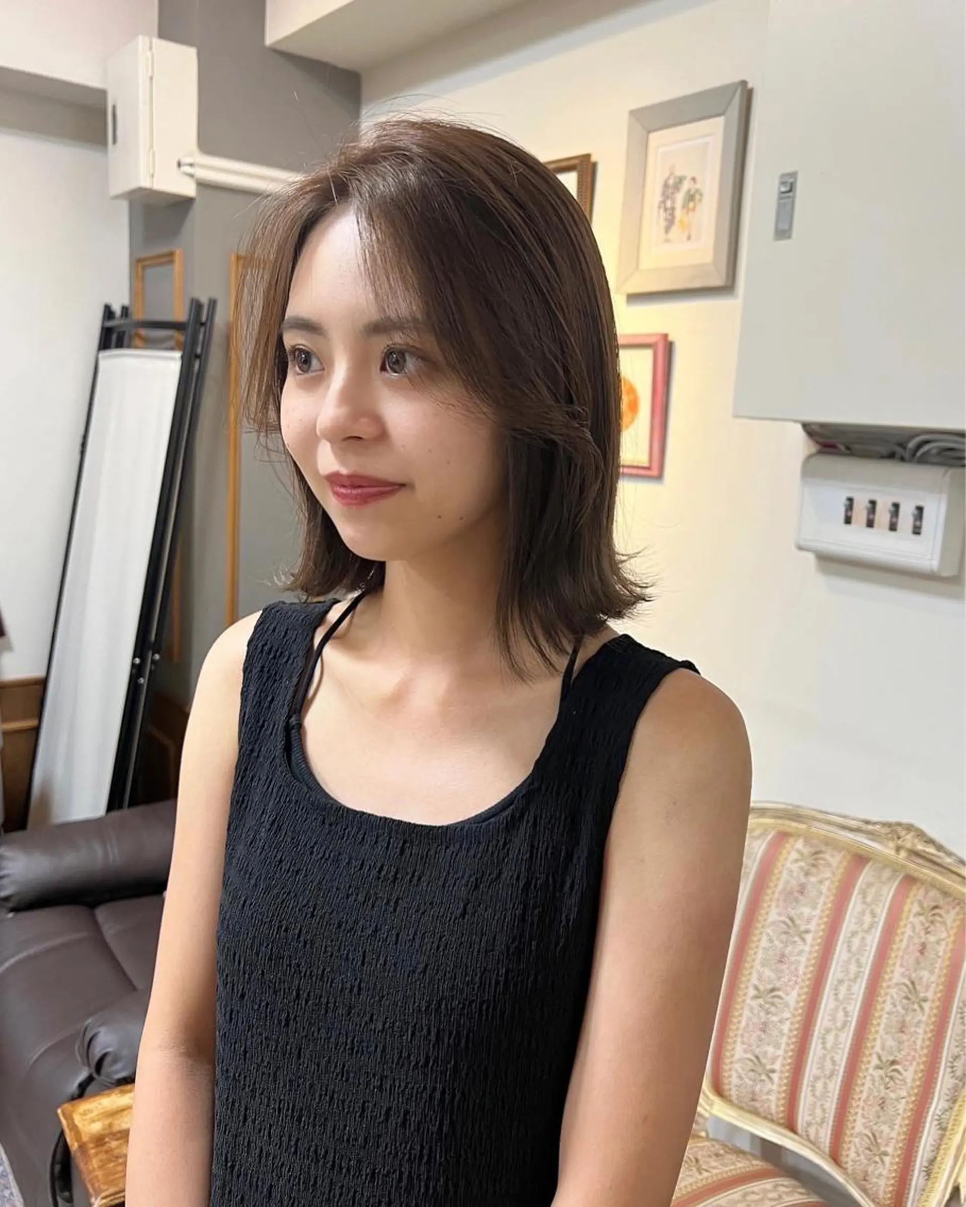 ミディアム まろやか透明感カラー ♡MANAのヘアスタイル