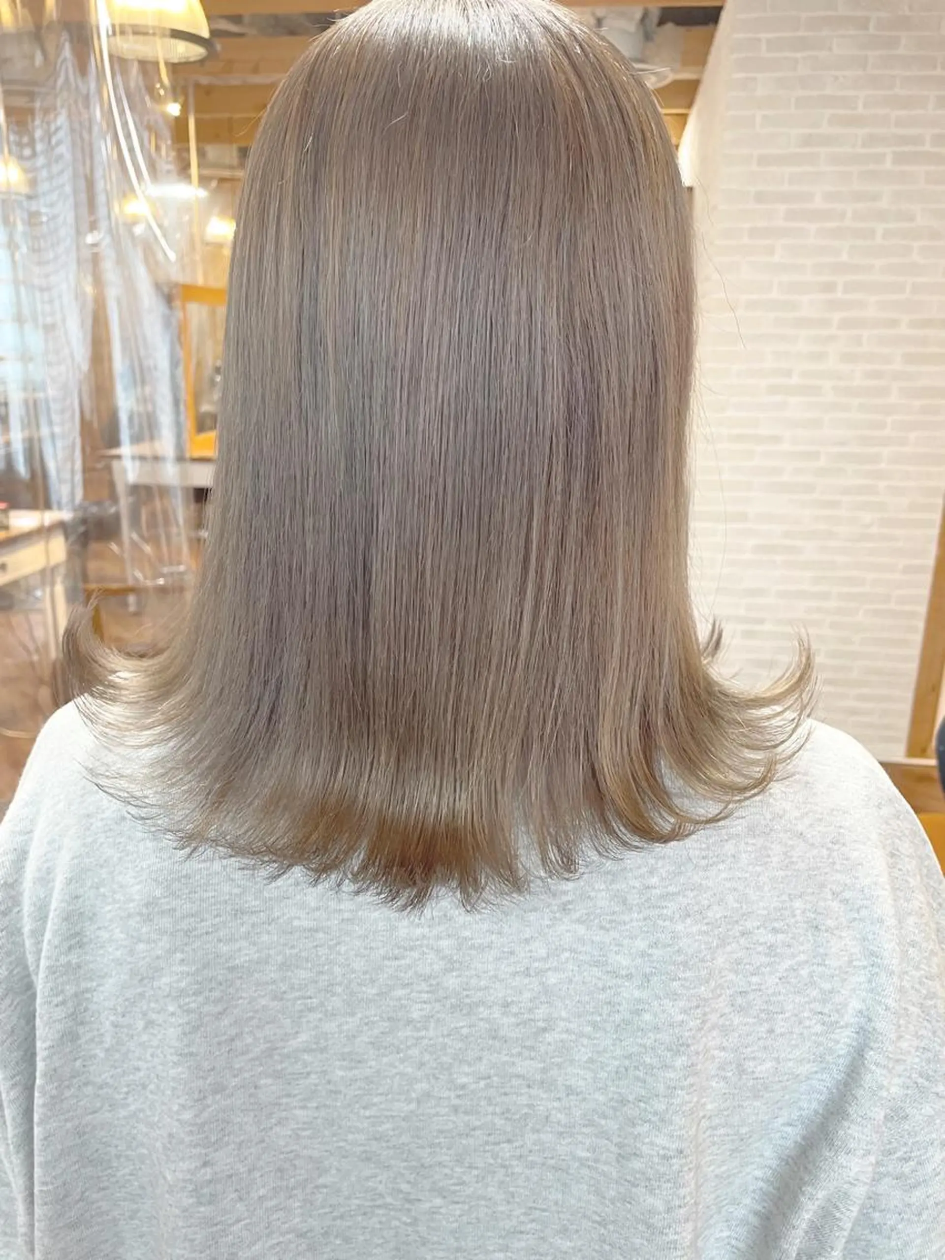 ミディアム カラー hair salon Ranun髪質改善のヘアスタイル