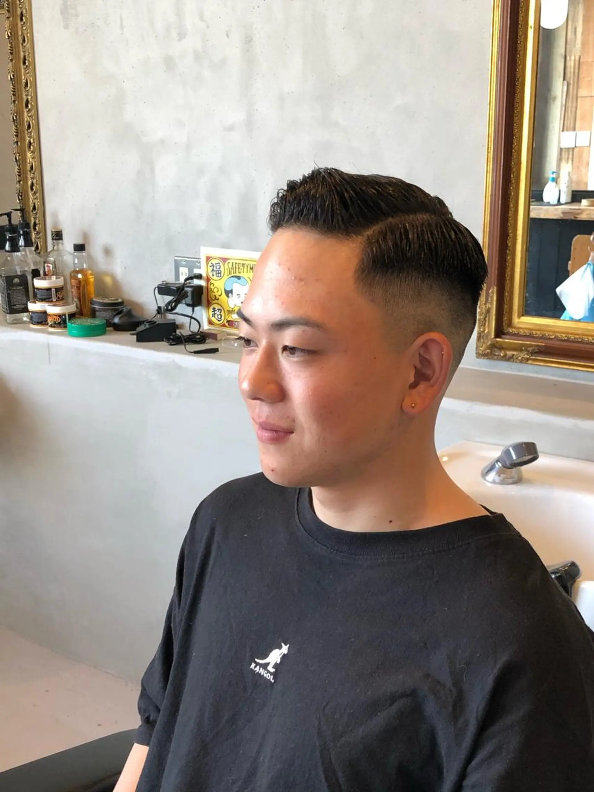 ショート メンズ BARBER SHOP FOURSEASON所属・OHNISH RYUSEIのヘアスタイル