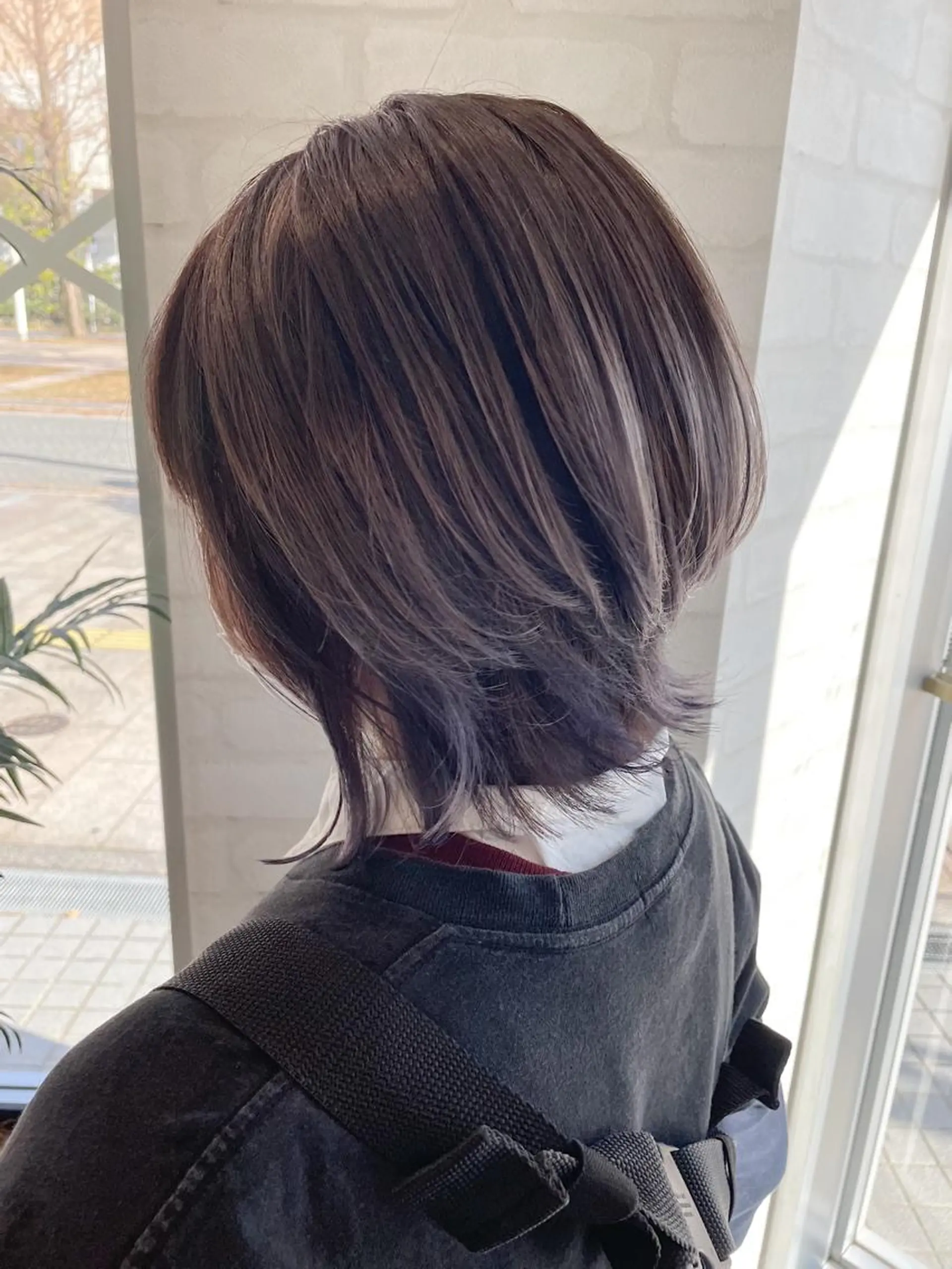 ミディアム カラー ケアブリーチ /髪質 改善/古橋圭史郎のヘアスタイル