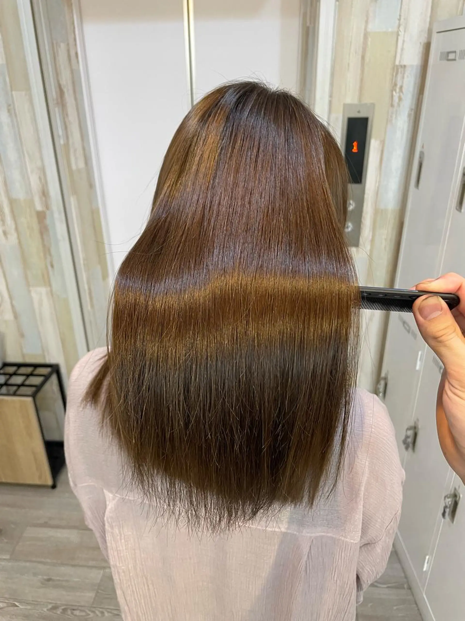 ロング カラー 髪質改善 トリートメント HIKARU副店長/ ✨️髪質改善のヘアスタイル