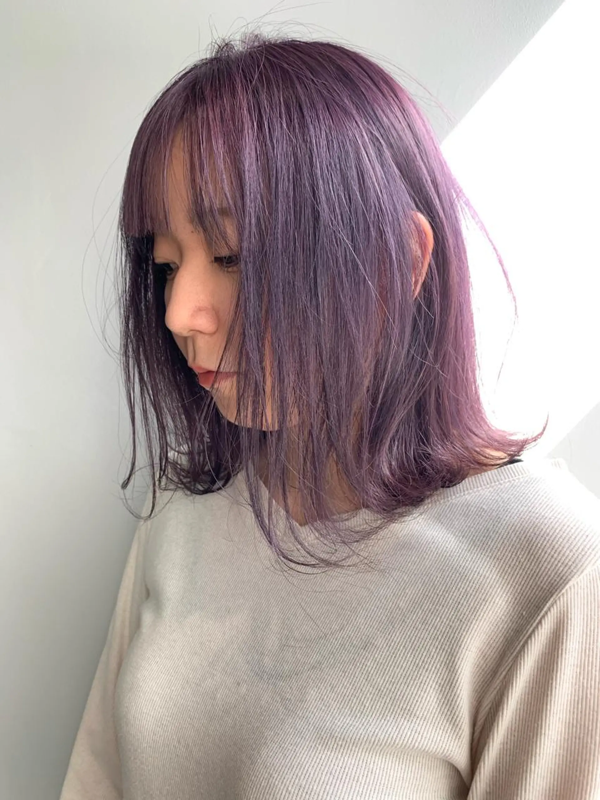 セミロング カラー カット ヘアカラー トリートメント ヘアセット 🍃柔らかヘアー田中 瑞希🍃のヘアスタイル