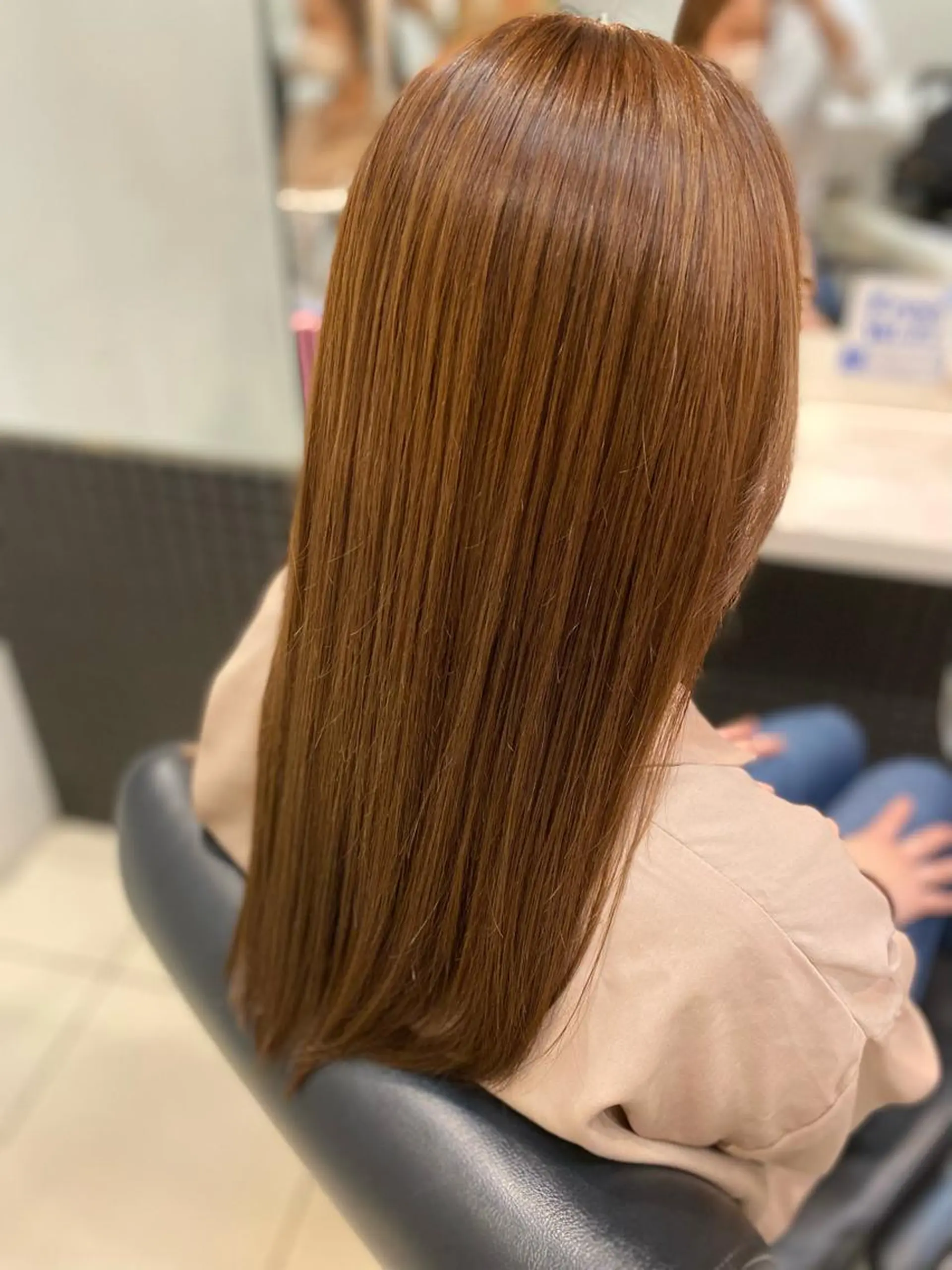 ロング 縮毛矯正 トリートメント ✨艶髪✨ 竹澤佳臣のヘアスタイル