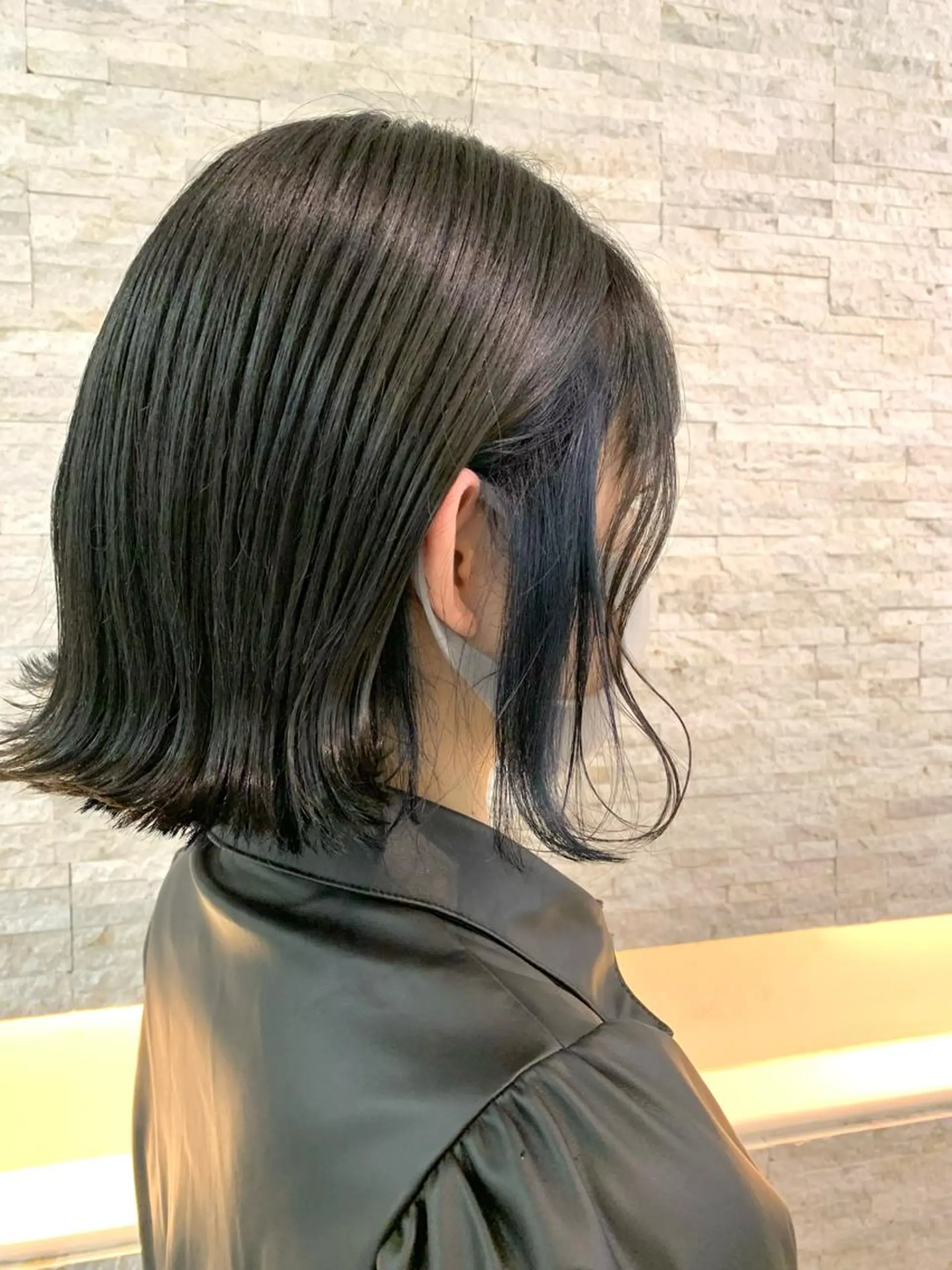 ショート カラー ヘアアレンジ ブリーチ ブルーカラー ネイビーカラー 🔶似合わせセンター パート/ヤス🔶のヘアスタイル
