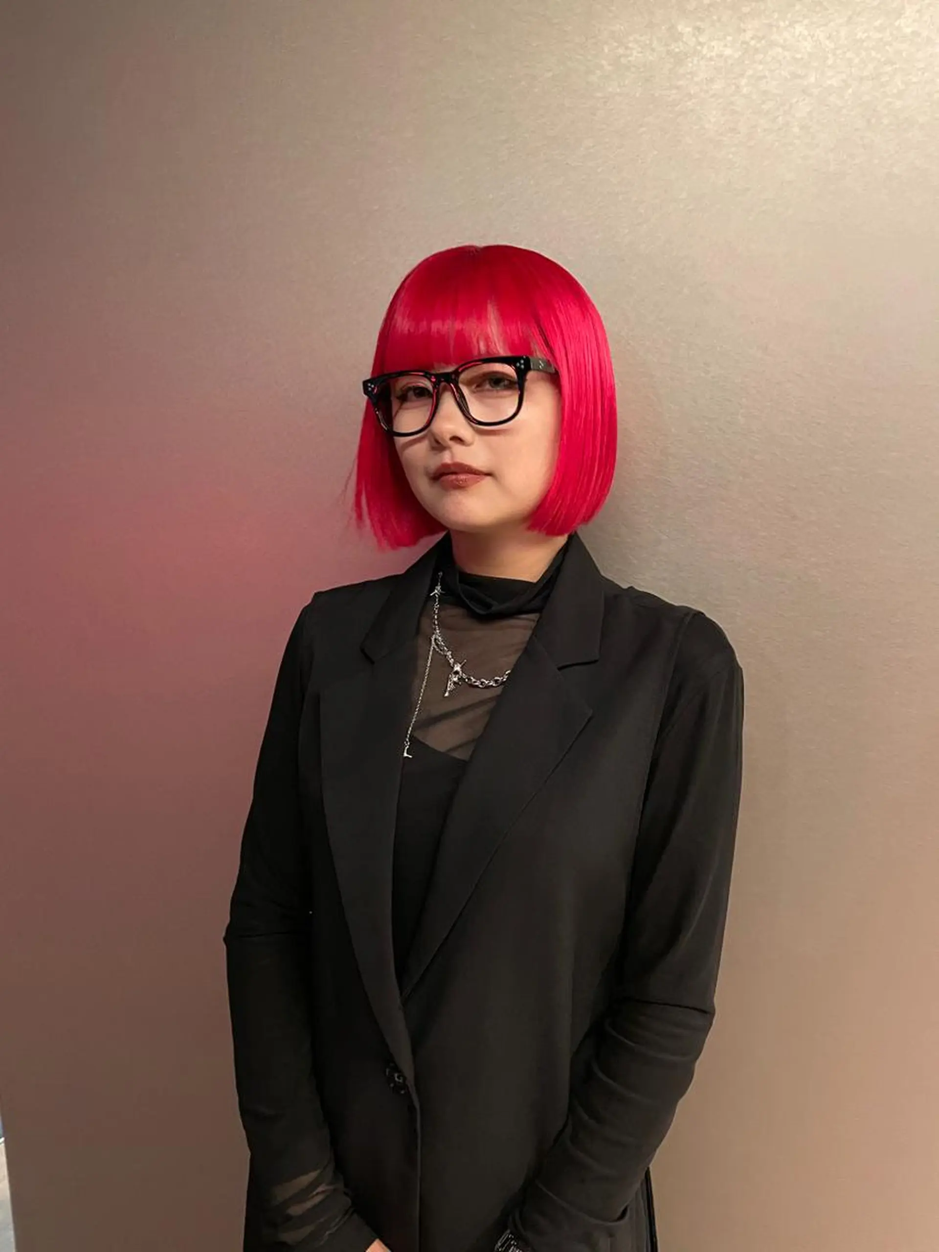 ショート カラー ヘアカラー 吉田一輝 外国人パーマのヘアスタイル