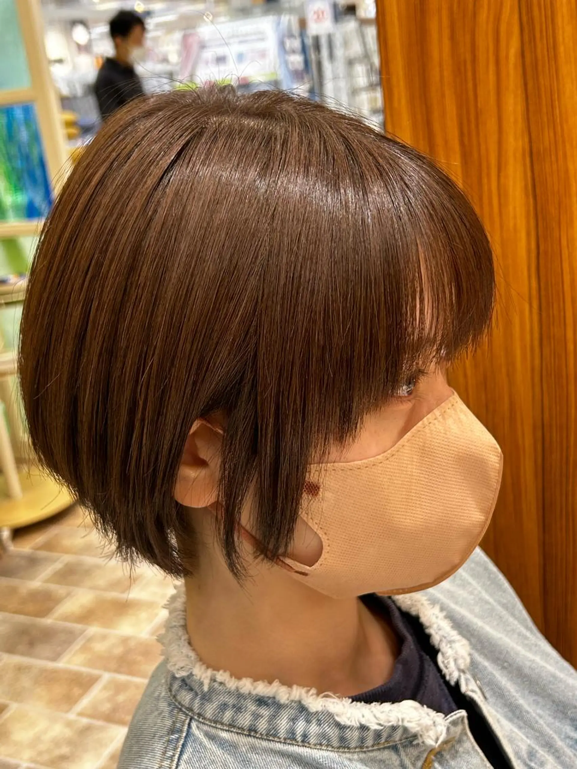 ショート サイドバング 小顔カット 日置美容室所属・石井 佑飛のヘアスタイル