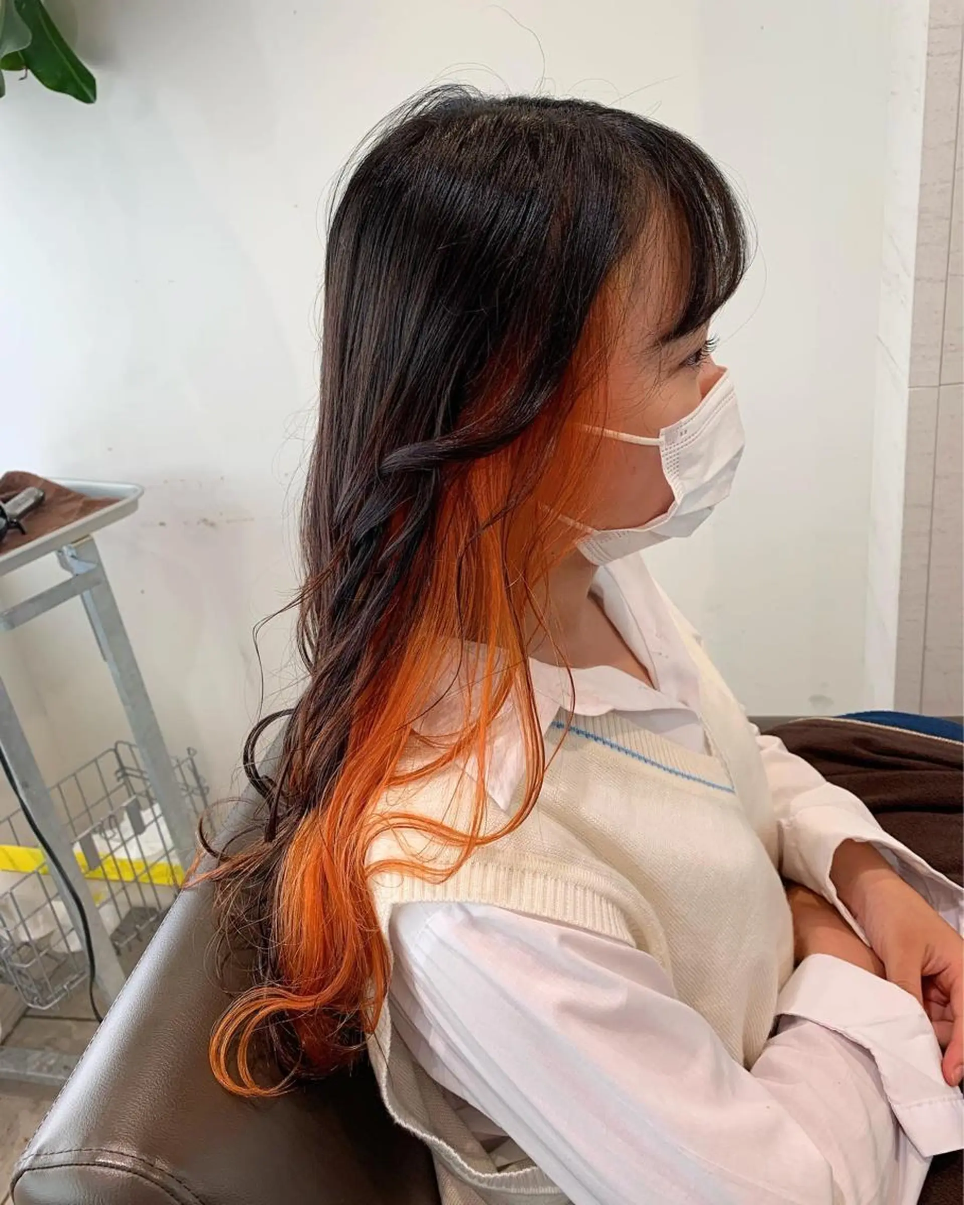 ロング カット ヘアカラー トリートメント 🌿earth亀有店 【緑髪のノブ】🌿のヘアスタイル