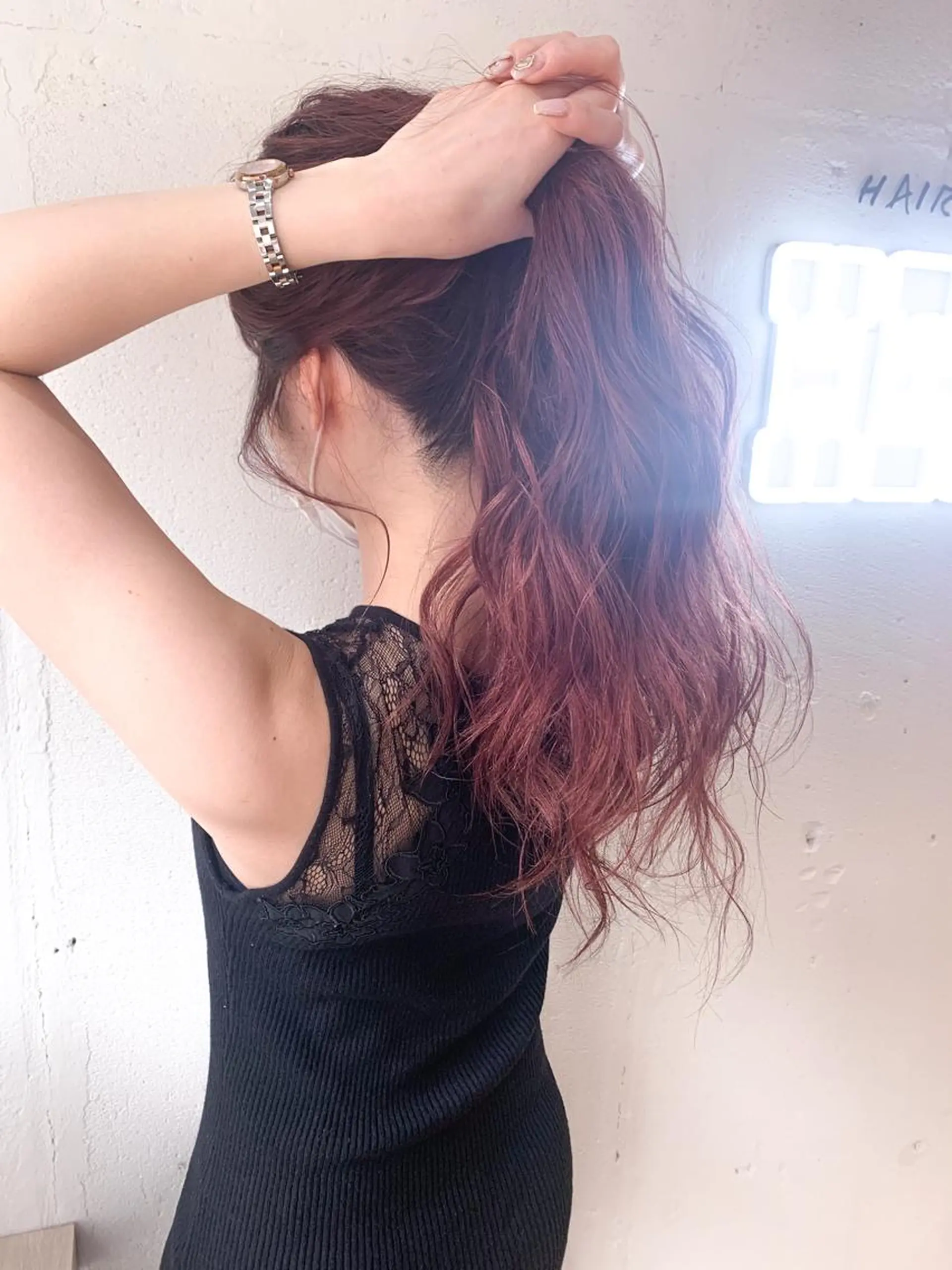 ロング ヘアカラー HAIR WORKS HELM所属・ショート✨ボブ✨代表 新田見美仁のヘアスタイル