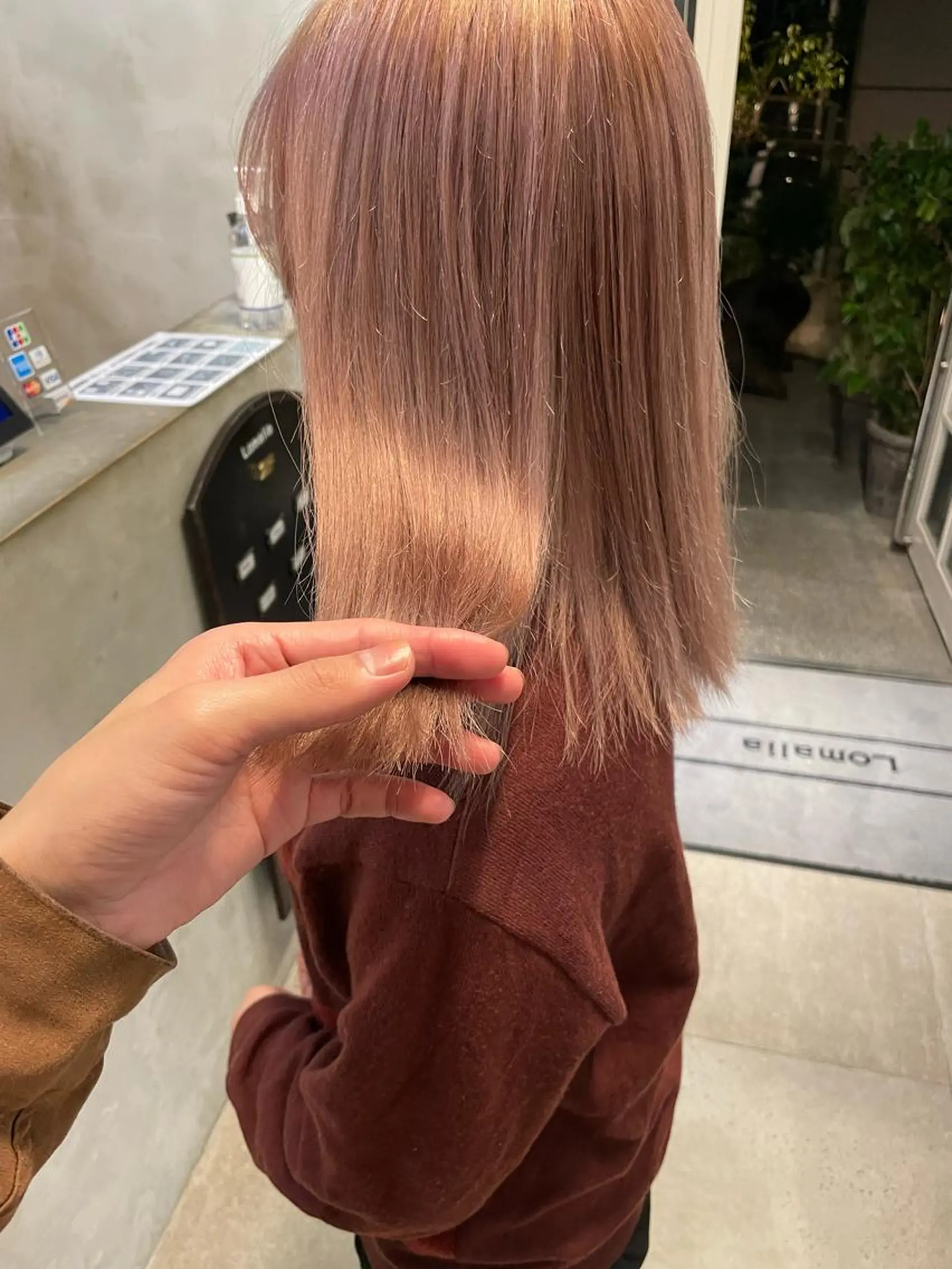 セミロング 小顔レイヤー×コンパ クトボブ/林隆平のヘアスタイル