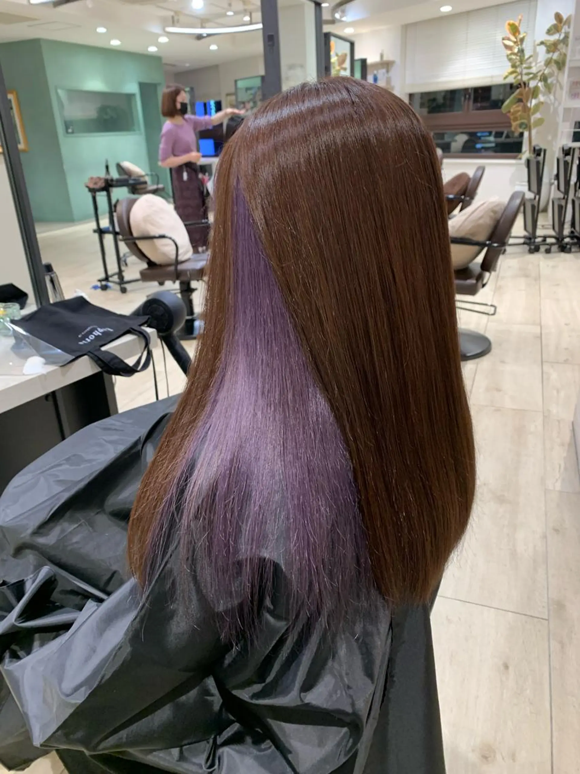 ロング カラー 💎銀座.大人可愛い 🩶上品ヘア💎のヘアスタイル