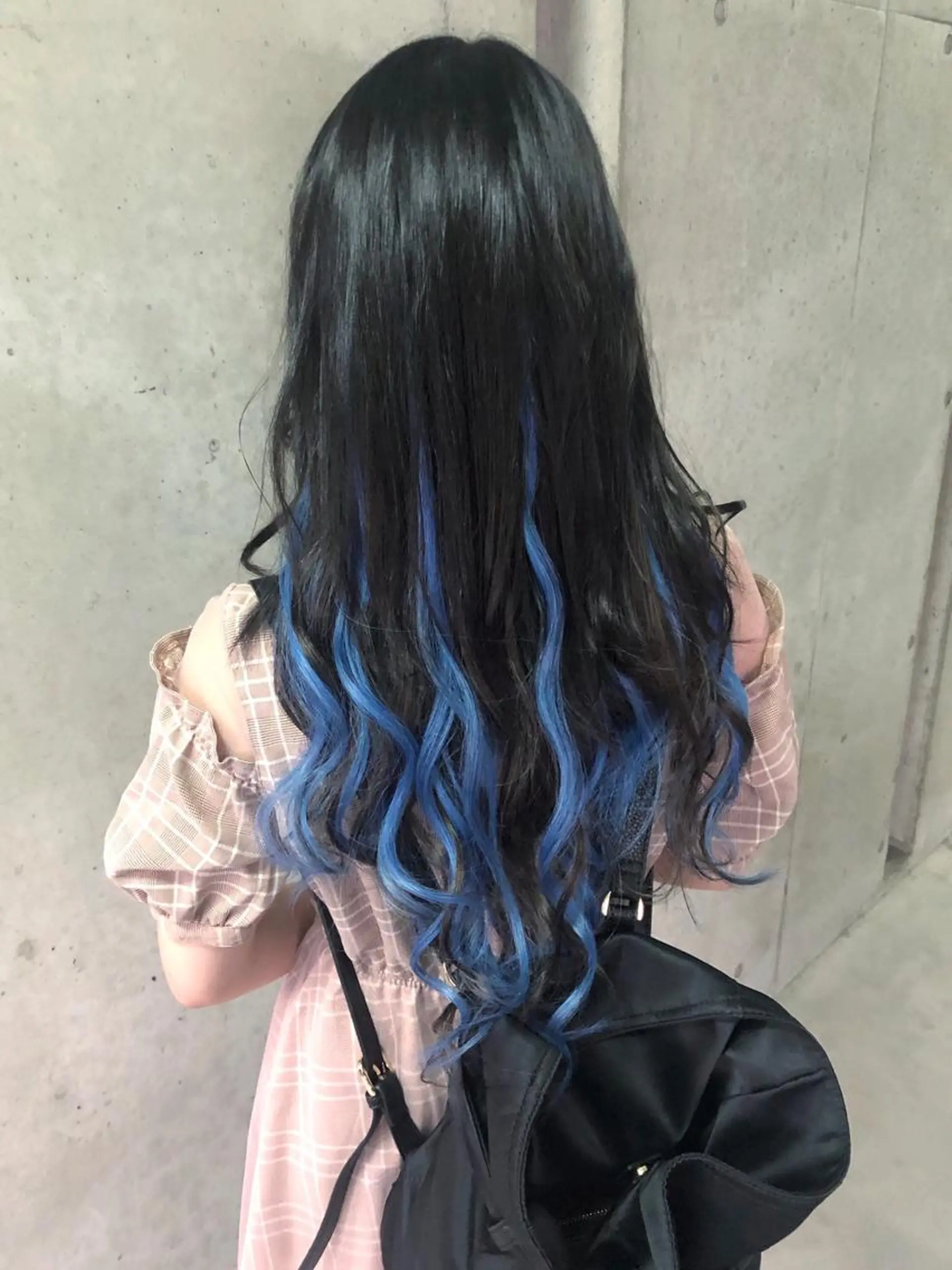 ロング カラー メッシュ エクステ エクステ 是枝 さくらのヘアスタイル