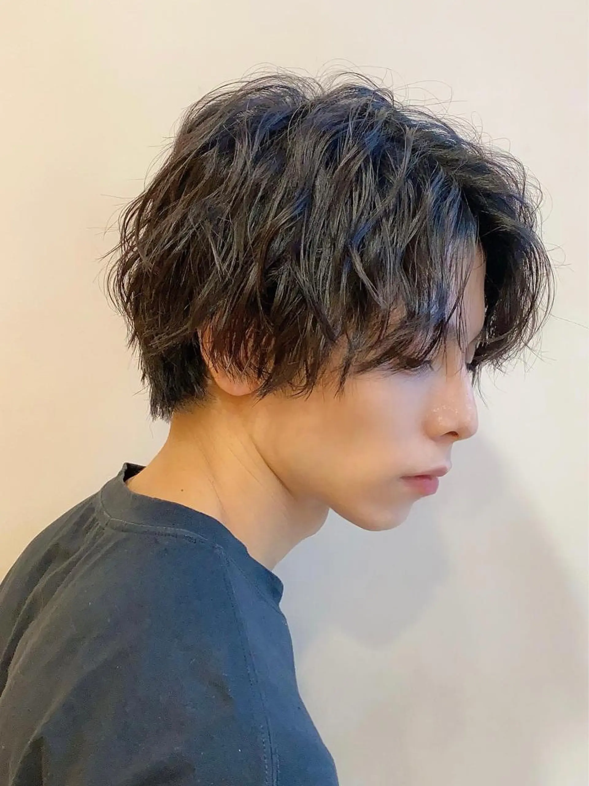 パーマ fifth所属・センターパート／マッ シュ／パーマ　あさみのヘアスタイル