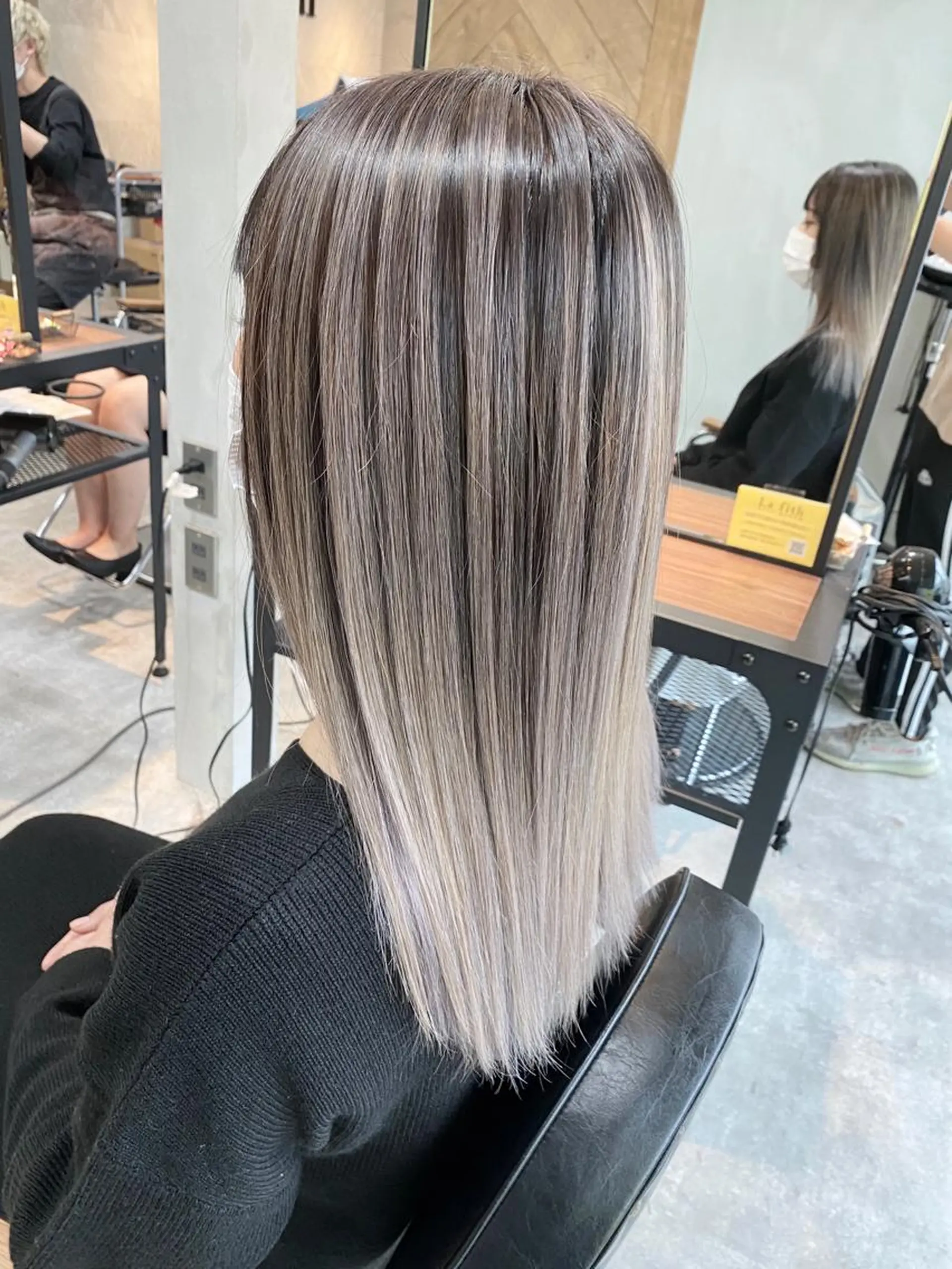 ロング カラー カット ヘアカラー トリートメント lafithhair ruu.南本庄のヘアスタイル