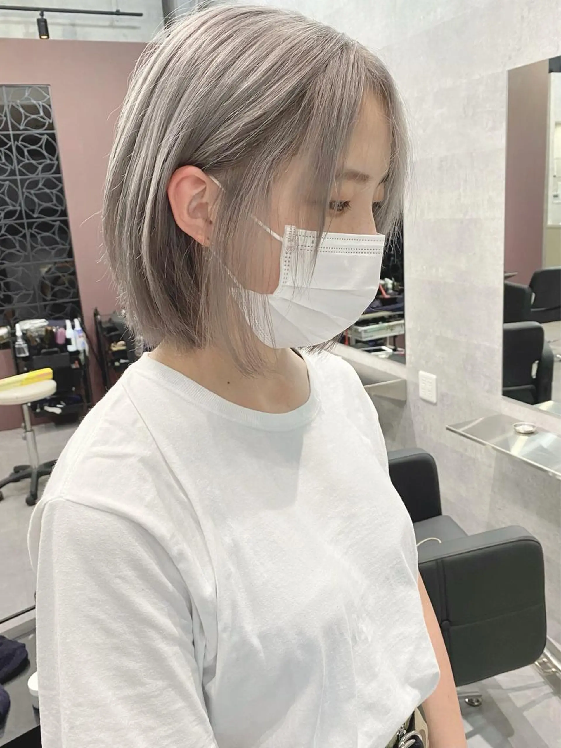 ショート カラー Via officialのヘアスタイル