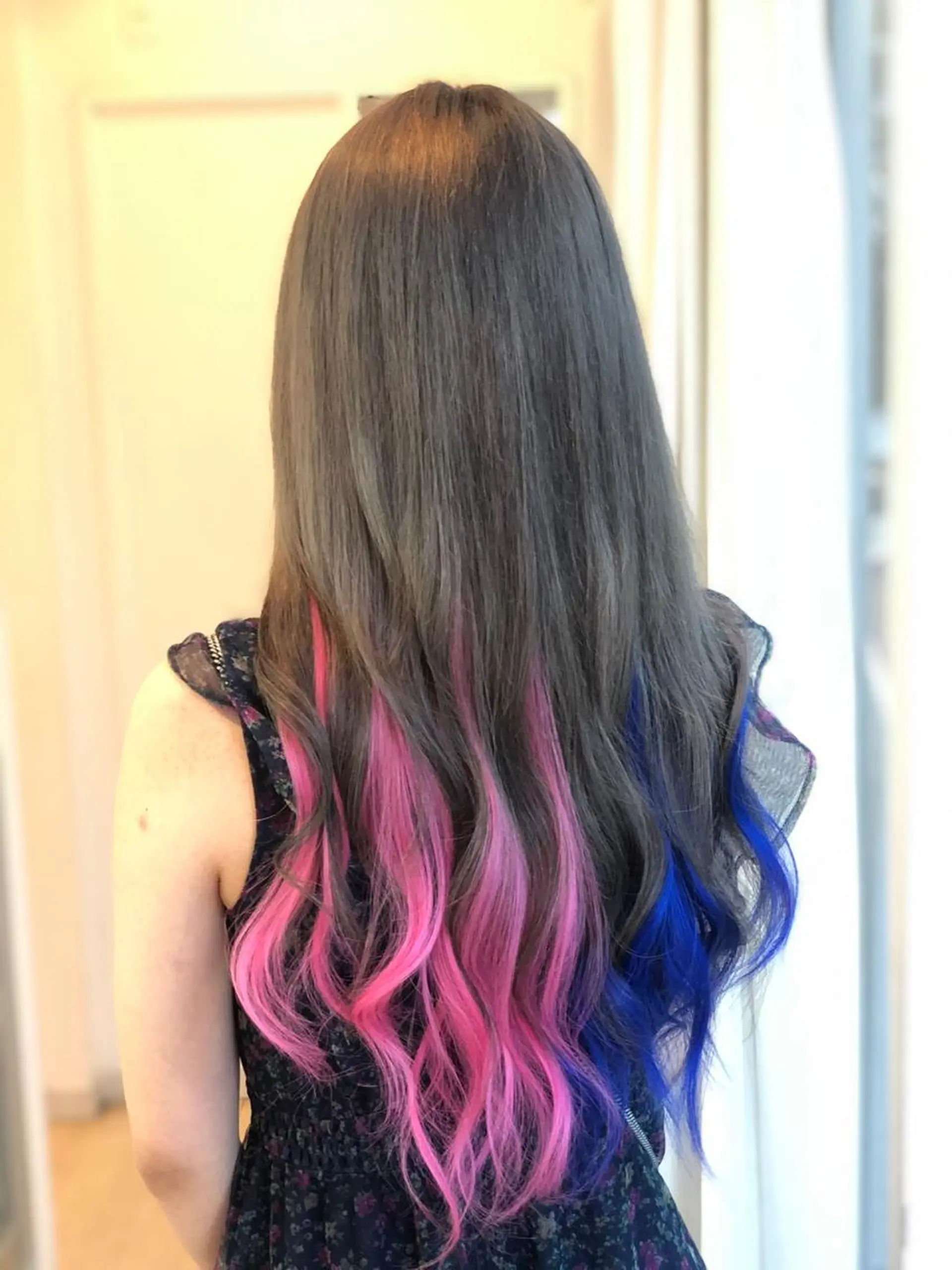 ロング カラー ピンクカラー エクステ ヘアカラー トリートメント エクステ 韓国カラーエクステ 👑代表渡部雅己👑のヘアスタイル