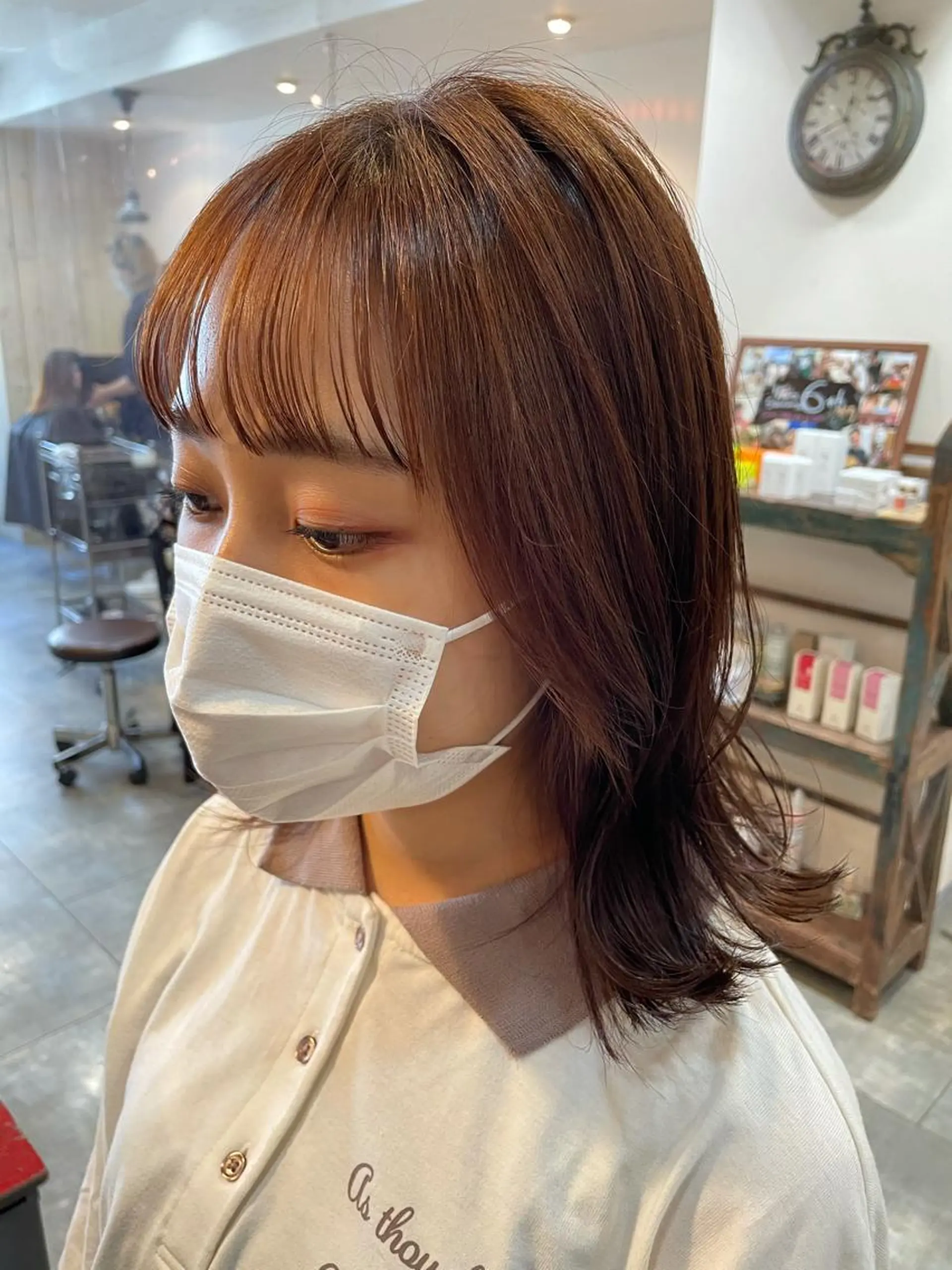 ミディアム ヘアカラー トリートメント little×PORTO sannomiya所属・福田 ジュンキのヘアスタイル