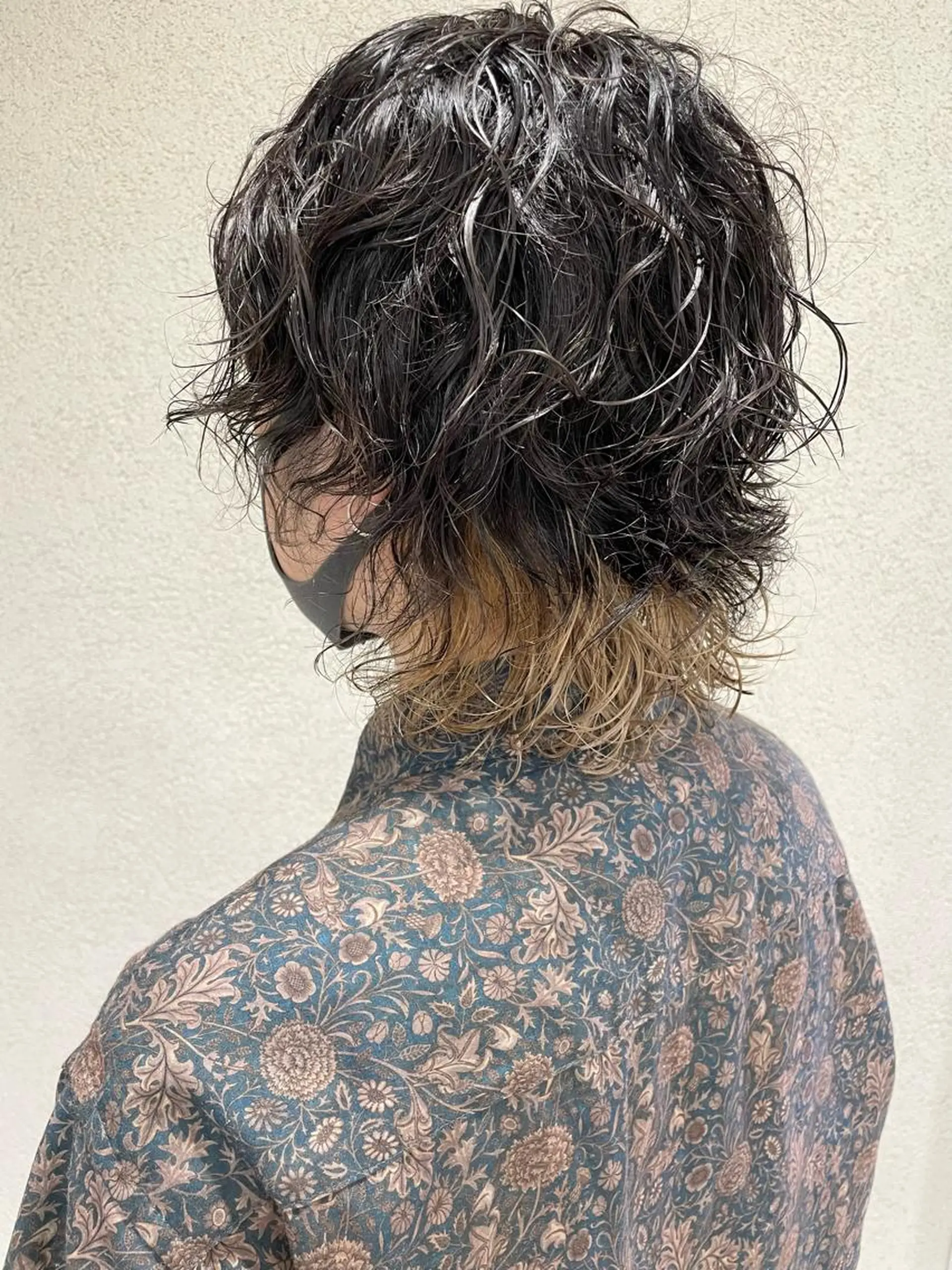 カラー パーマ メンズ 松下 由恵のヘアスタイル