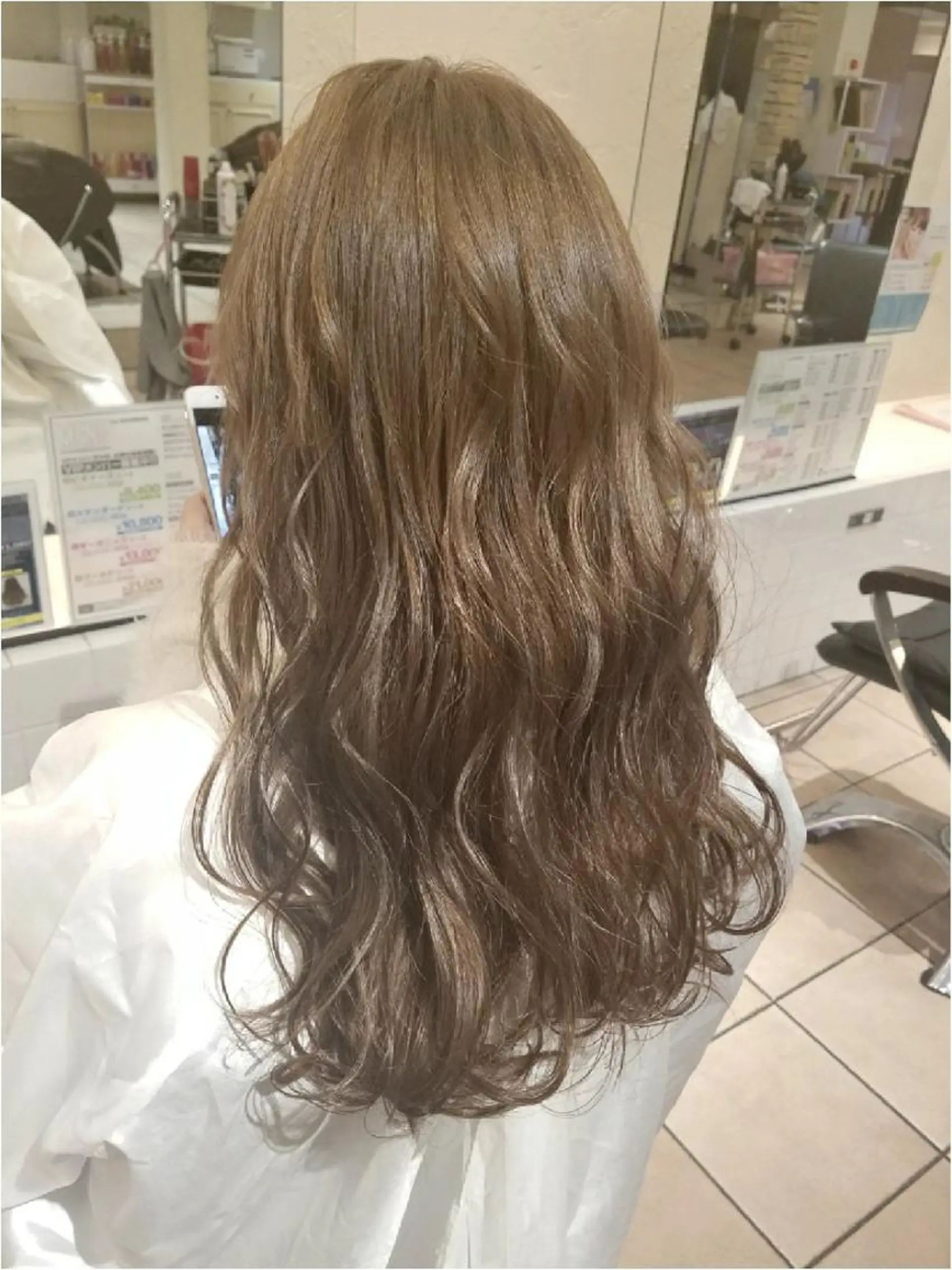 セミロング ヘアアレンジ カラー ベージュカラー 【髪質改善美容師】t occa茨木篠原健太のヘアスタイル
