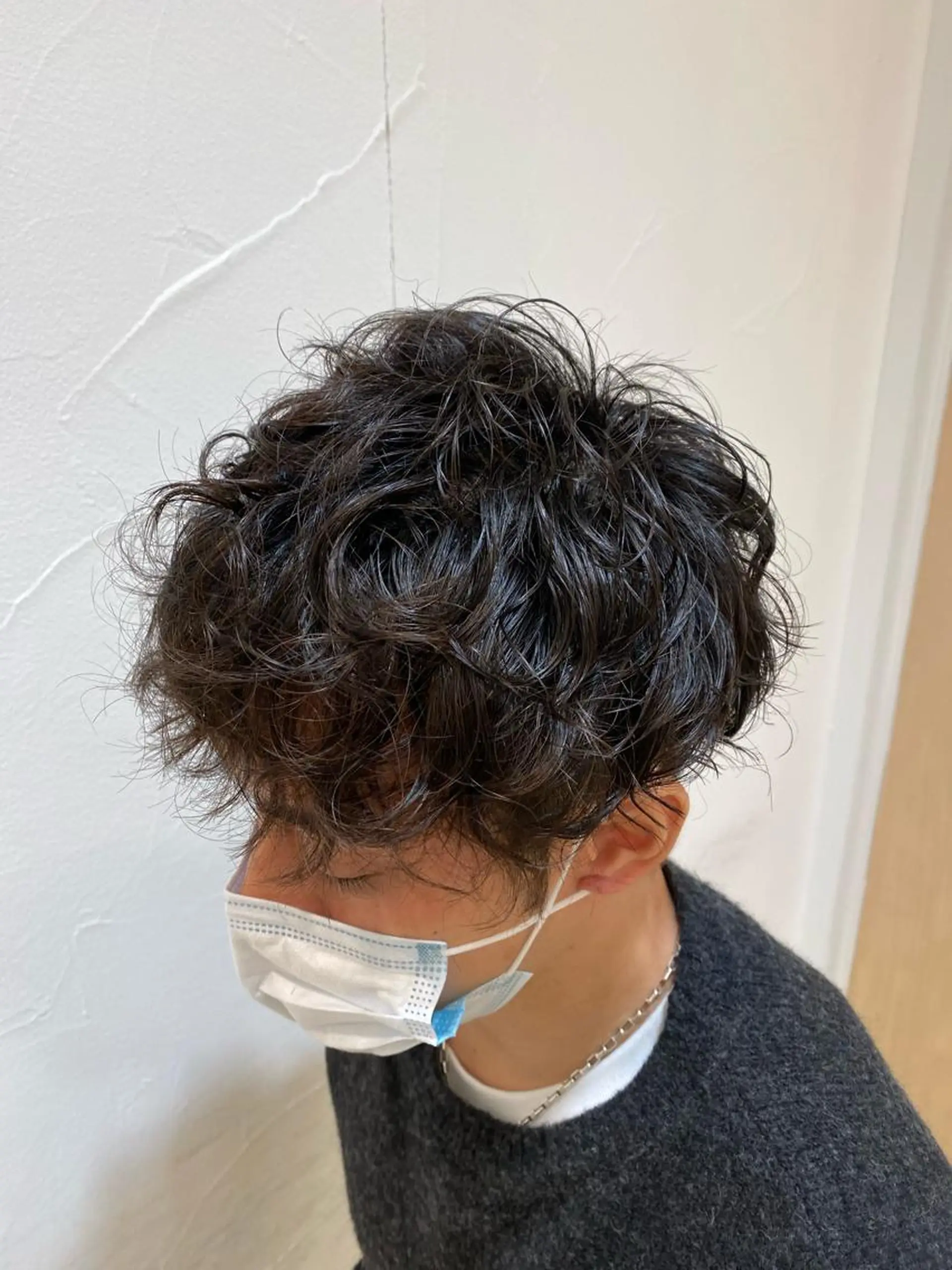 ミディアム パーマ メンズ メンズ特化型美容師 栗山勇人のヘアスタイル