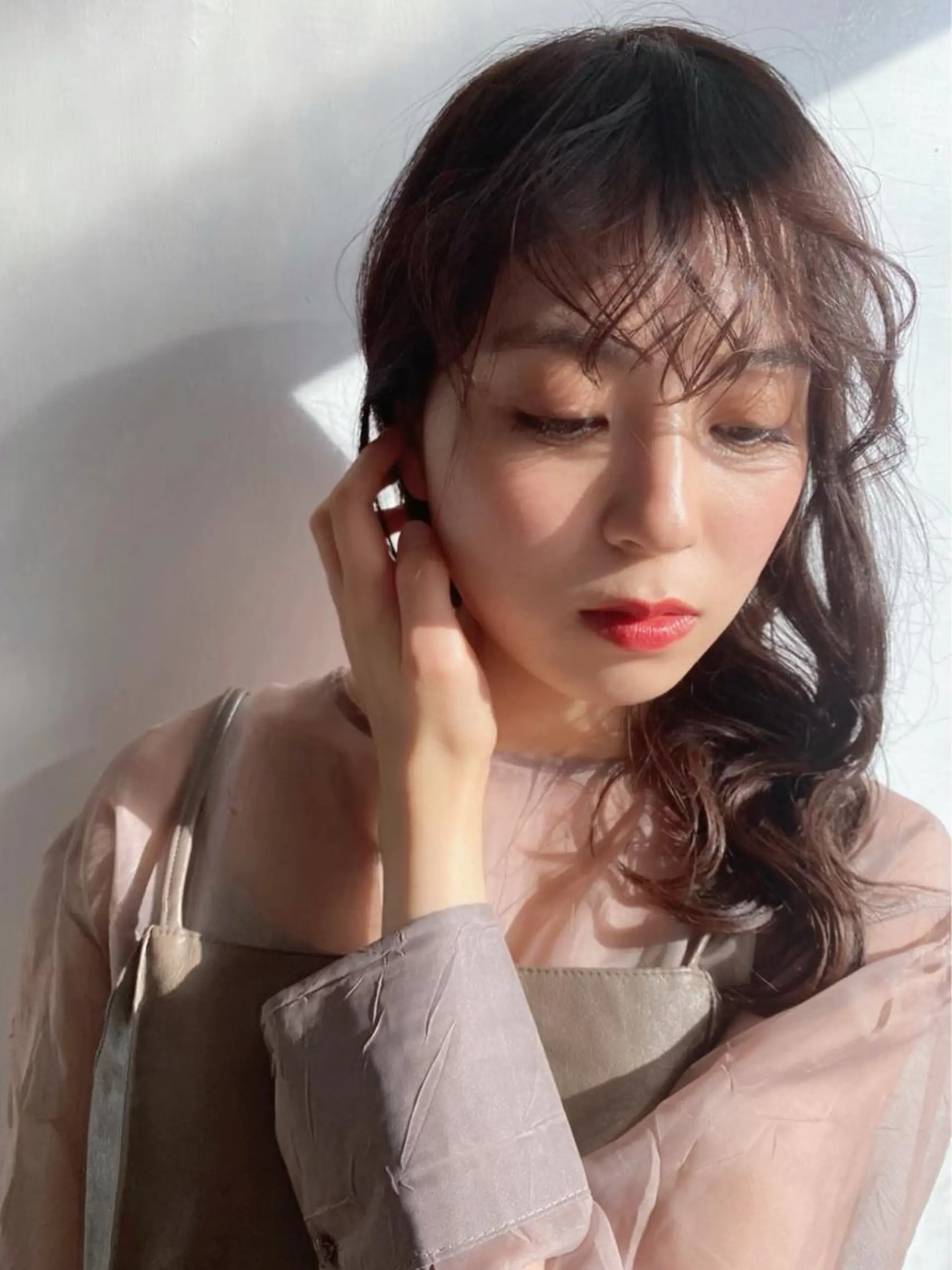 セミロング カラー ヘアアレンジ enntaku 新宿所属・MASANA 🎱ディレクターのヘアスタイル