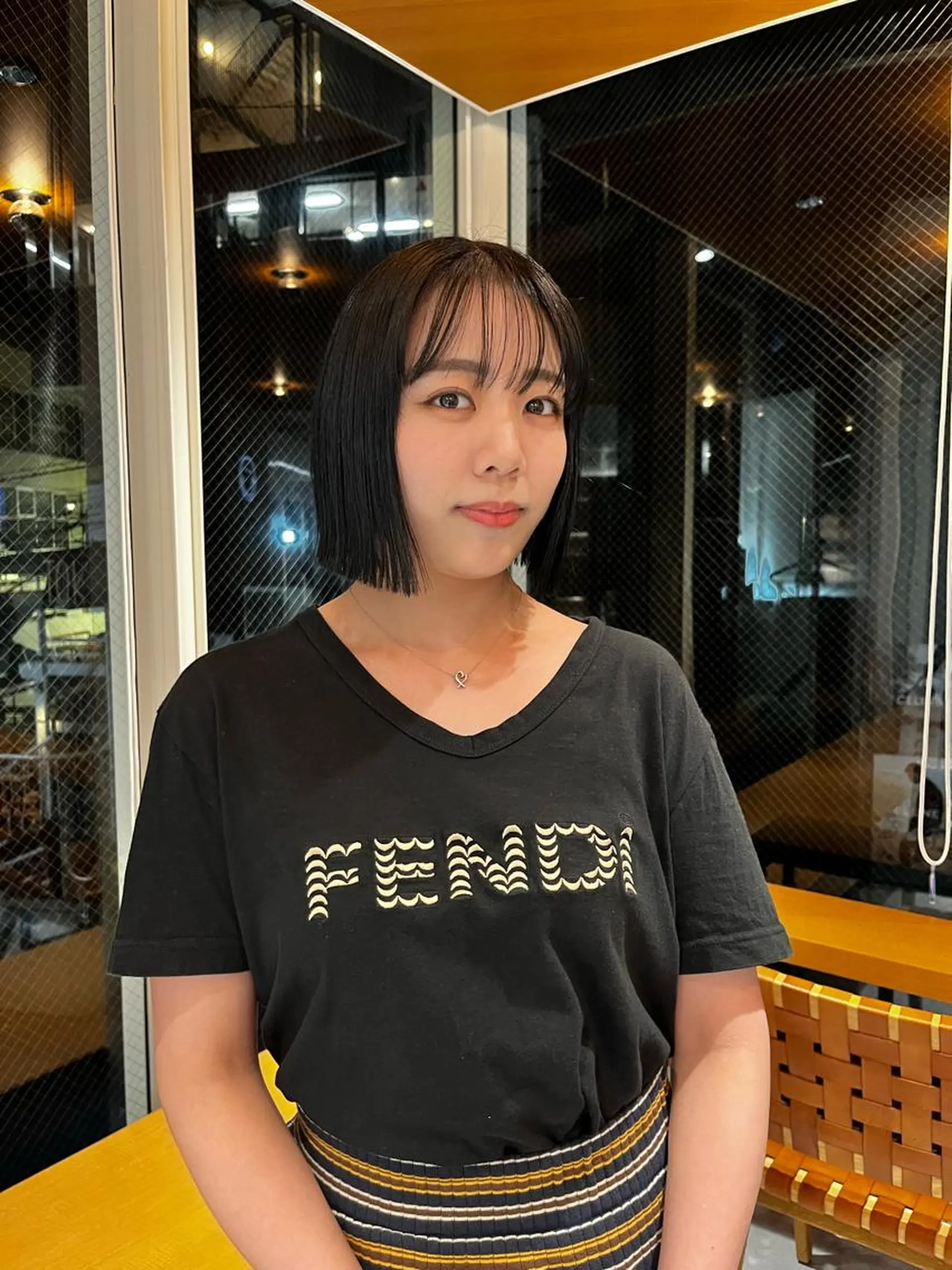 ミディアム ボブ&透明感カラー ♡TOMOEのヘアスタイル