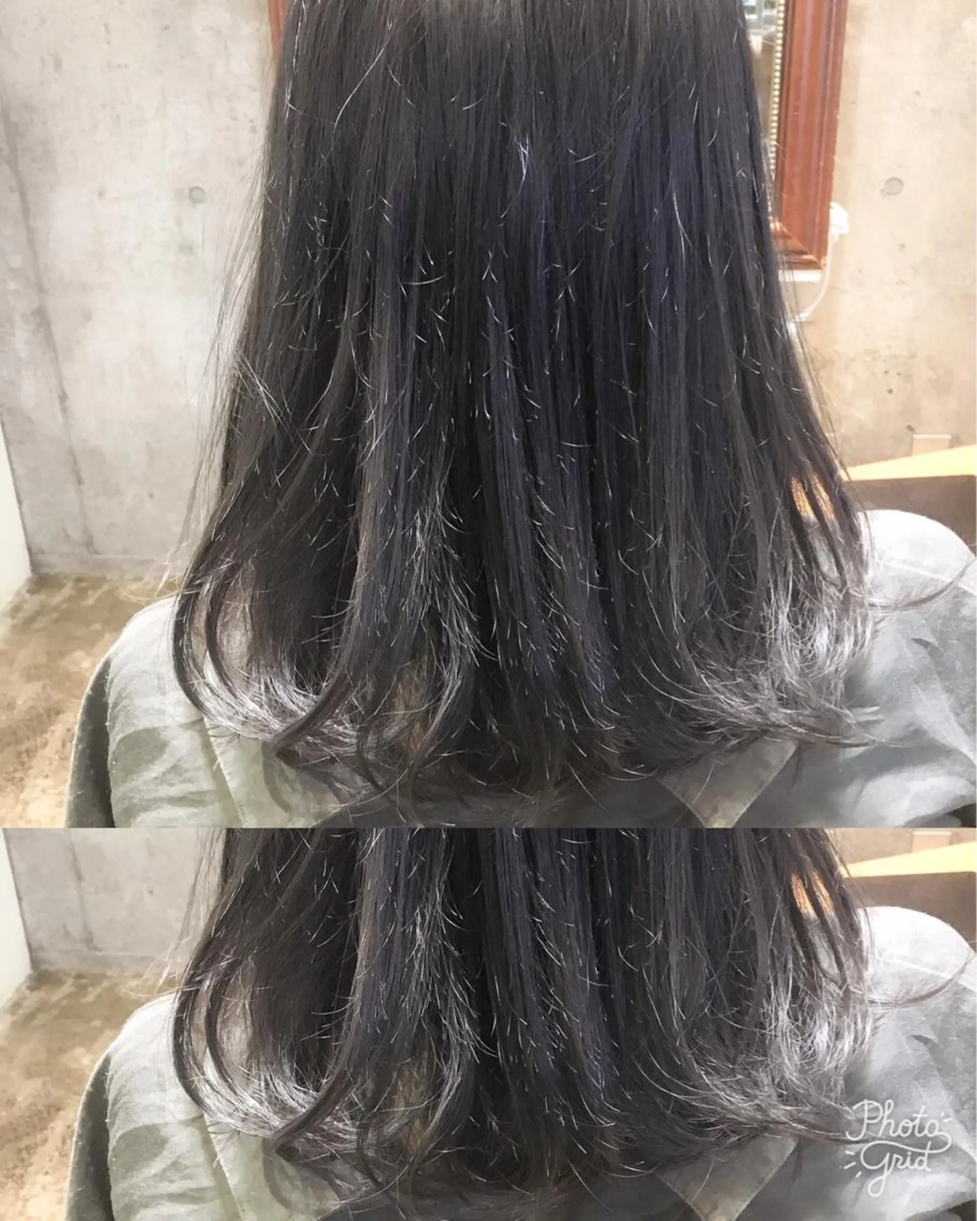 ミディアム カラー グラデーションカラー 北條 優輝のヘアスタイル