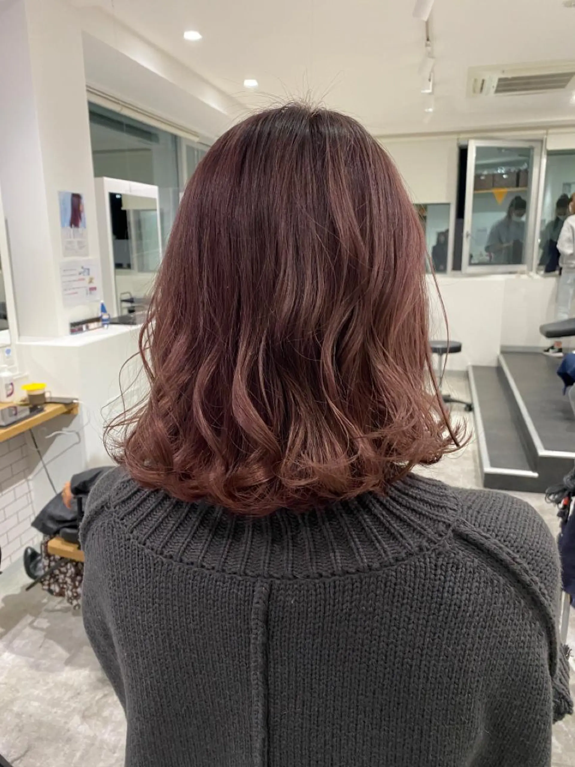 ショート カラー ベージュカラー ピンクカラー ピンクベージュ ヘアカラー JILBLAN京都 ショート/ハイライトのヘアスタイル