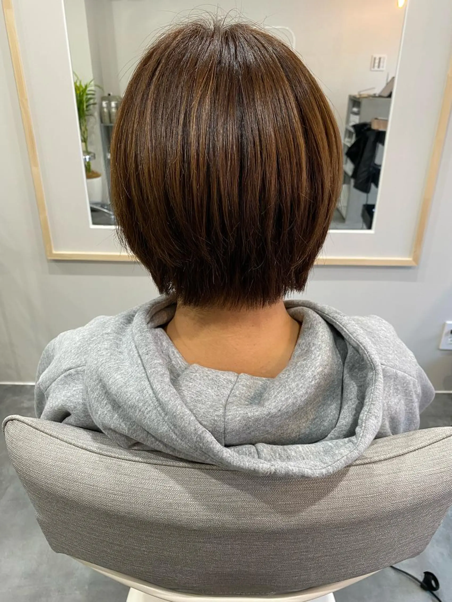 ショート 【coco.】hair所属・カジカワサキ/髪質 改善/クロスパーマのヘアスタイル