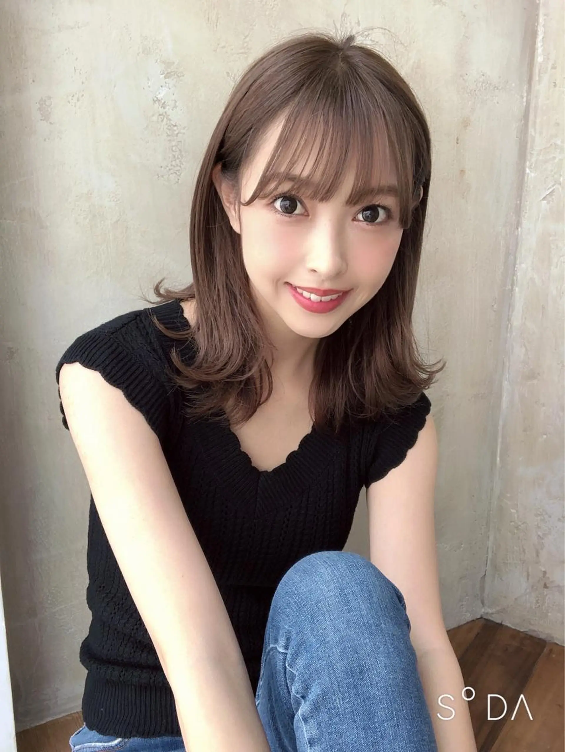 ミディアム カラー パーマ ヘアアレンジ 結婚式・ブライダル アッシュ ベージュカラー 黒髪 ブリーチ 韓国ヘア×2way 🇰🇷和知拓郎のヘアスタイル