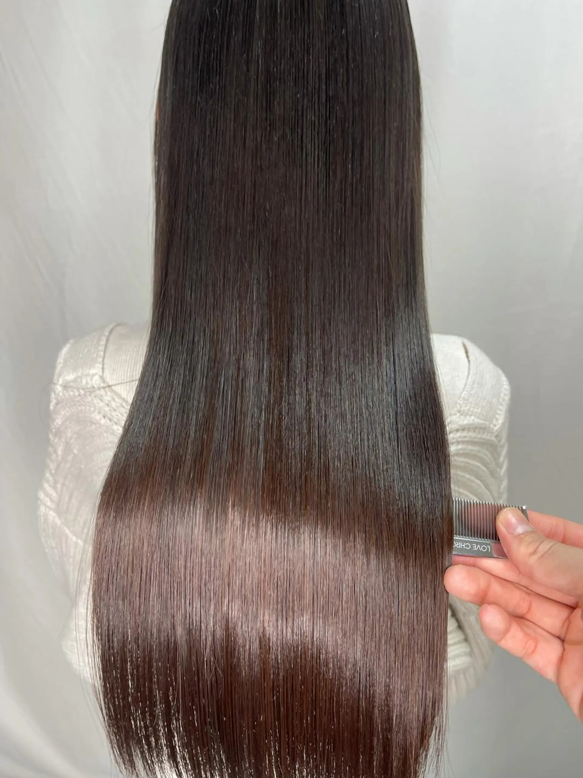 ロング パーマ ストレートパーマ 髪質改善/縮毛矯正 /ブリーチ矯正/岡部のヘアスタイル